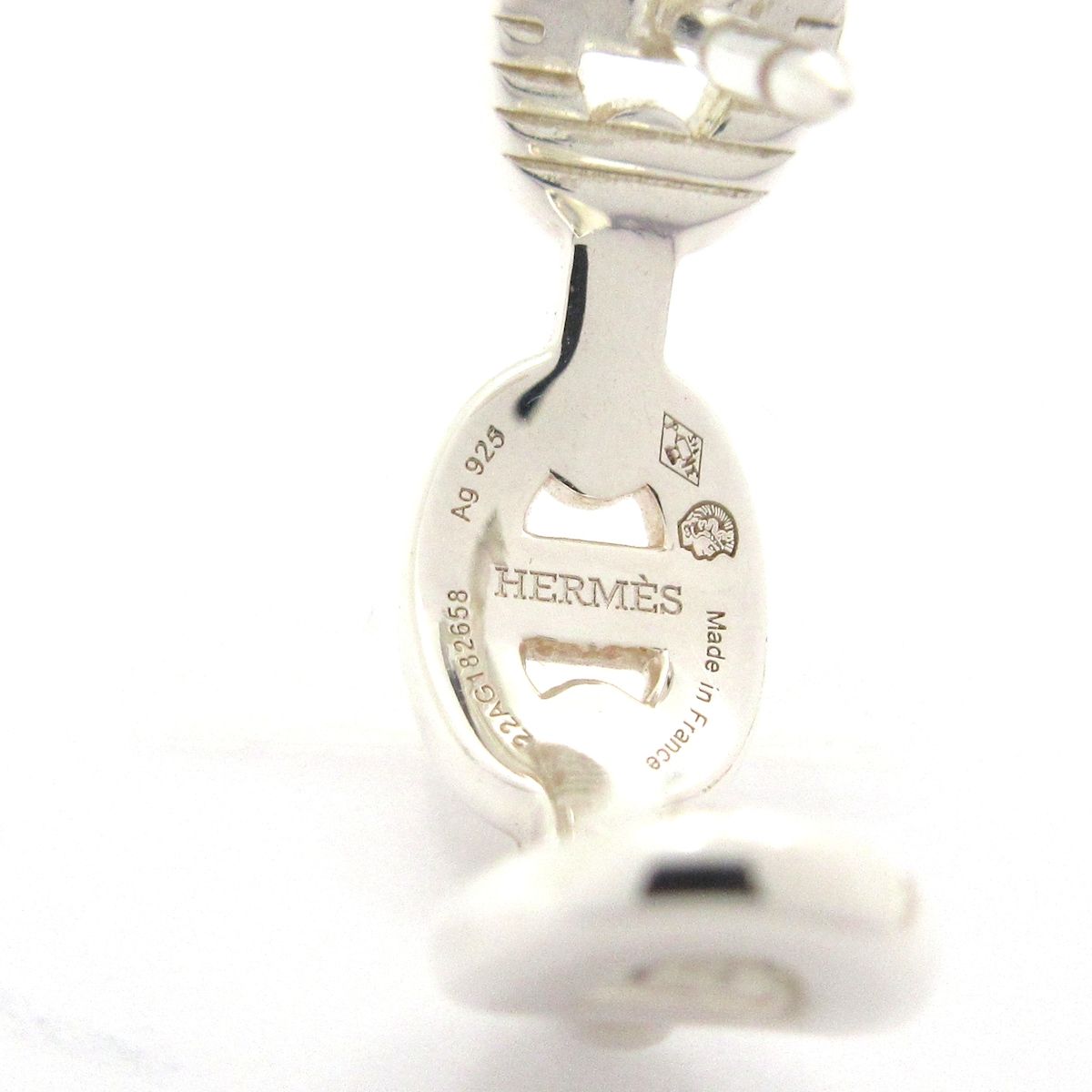 HERMES(エルメス) ピアス シェーヌダンクル アンシェネ シルバー HERMES(エルメス) ピアス シェーヌダンクル アンシェネ シルバー