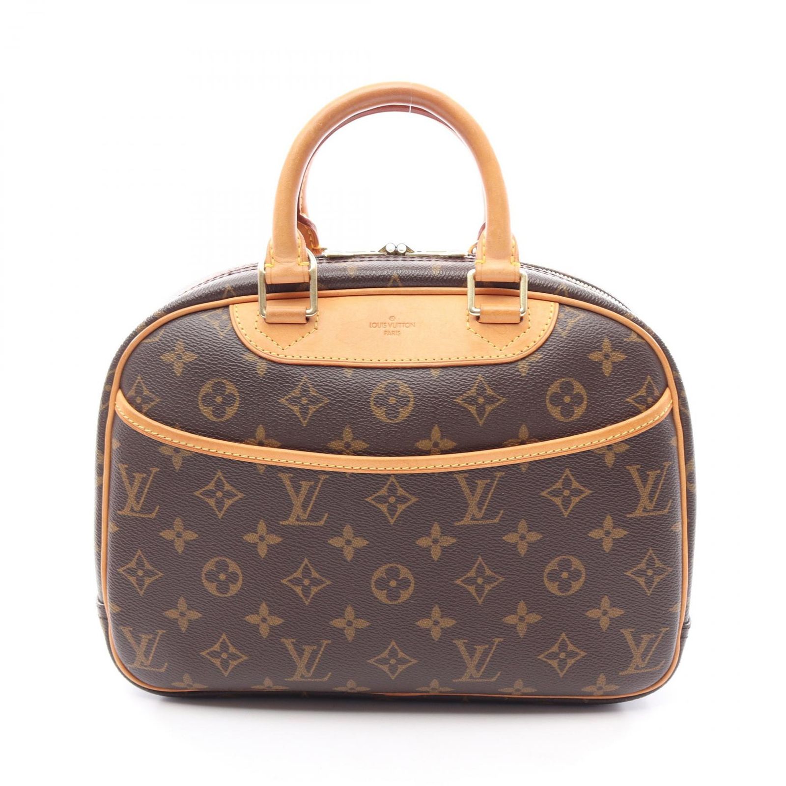 ルイ・ヴィトン LOUIS VUITTON ハンドバッグ トゥルーヴィル モノグラム M42228 PVCコーティングキャンバス レザー トゥルーヴィル レディース Used B