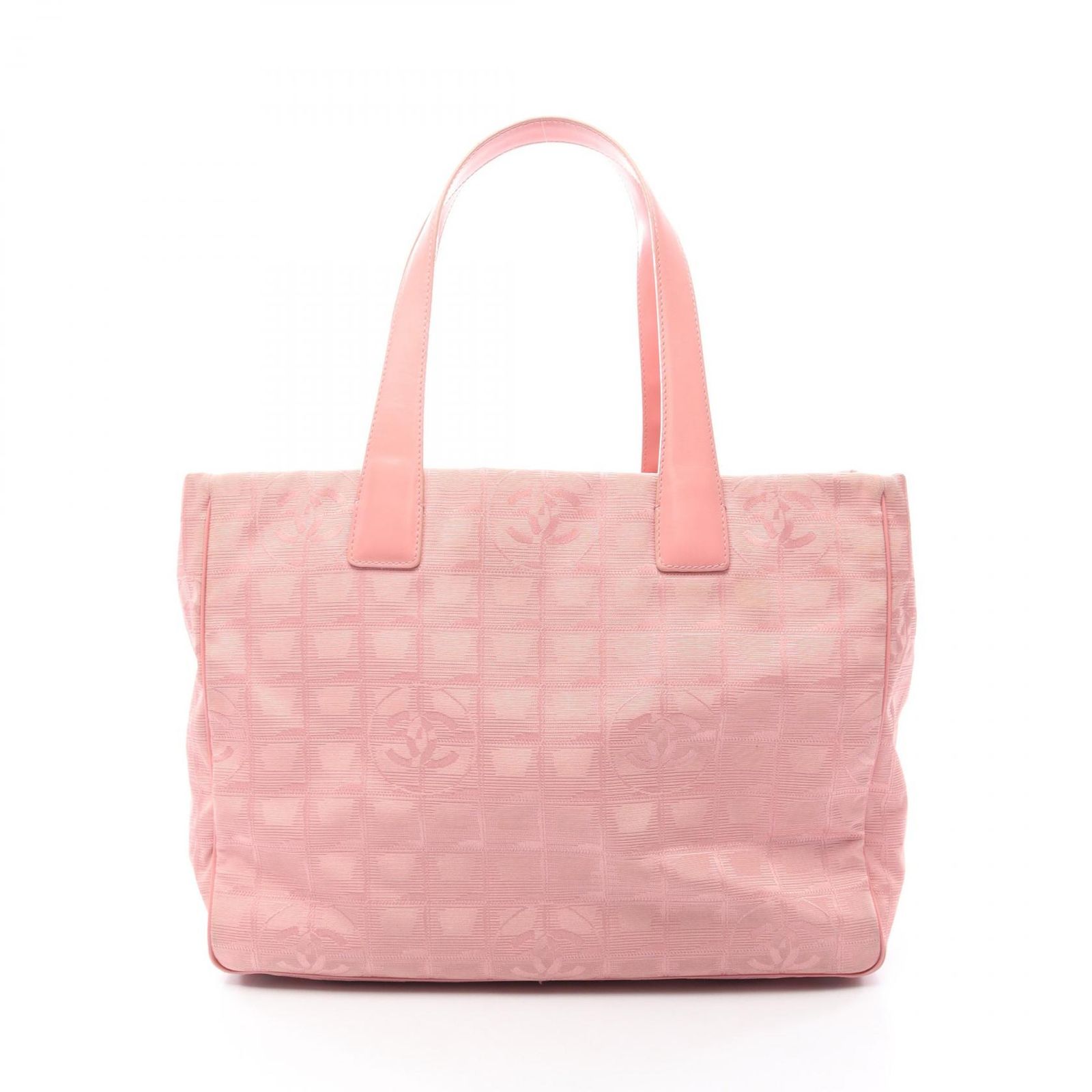シャネル CHANEL トートバッグ ニュートラベルラインMM ピンク レザー ニュートラベルライントートMM レディース Used B