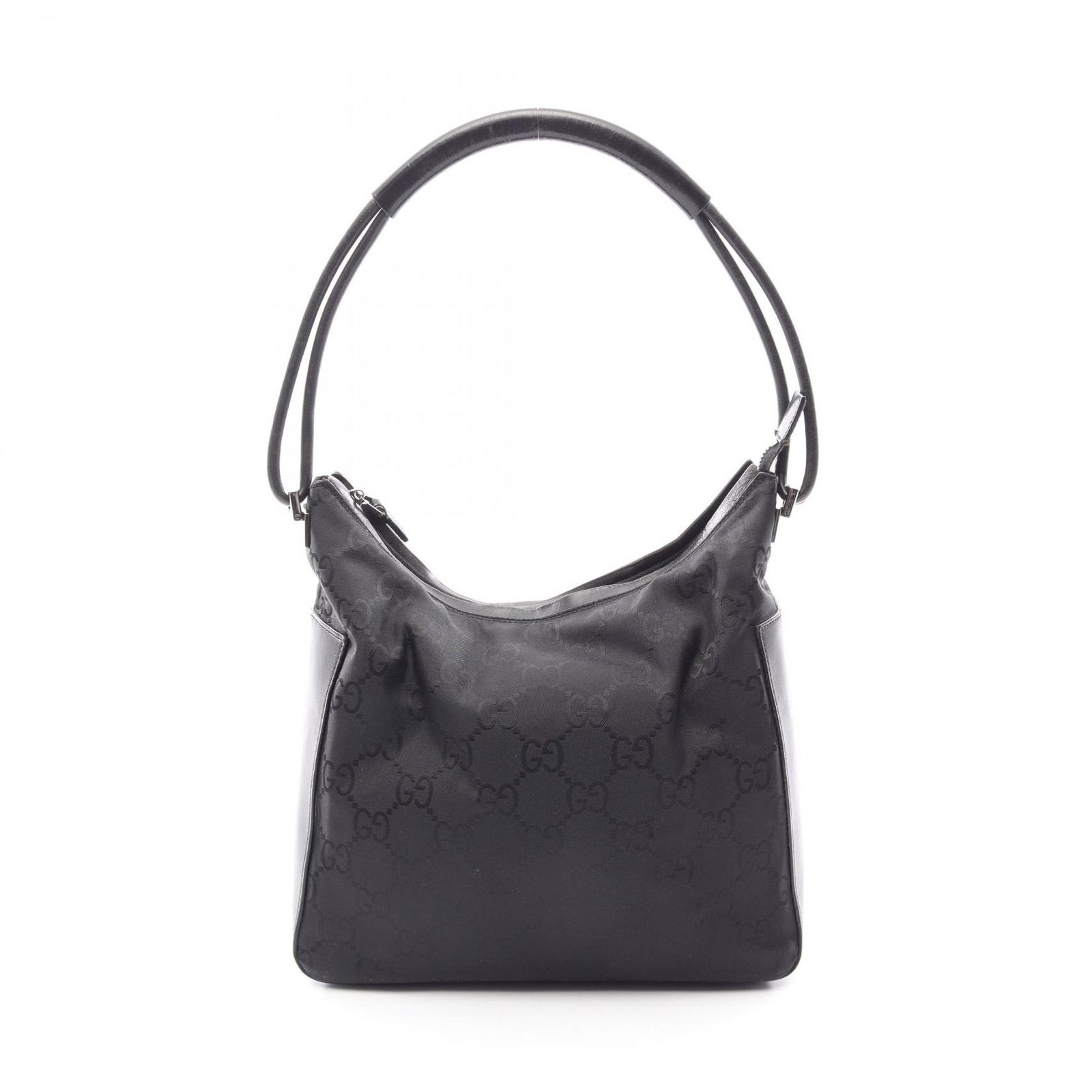 グッチ GUCCI ショルダーバッグ GG柄 001･3766 ブラック ナイロン ワンショルダー レディース Used B