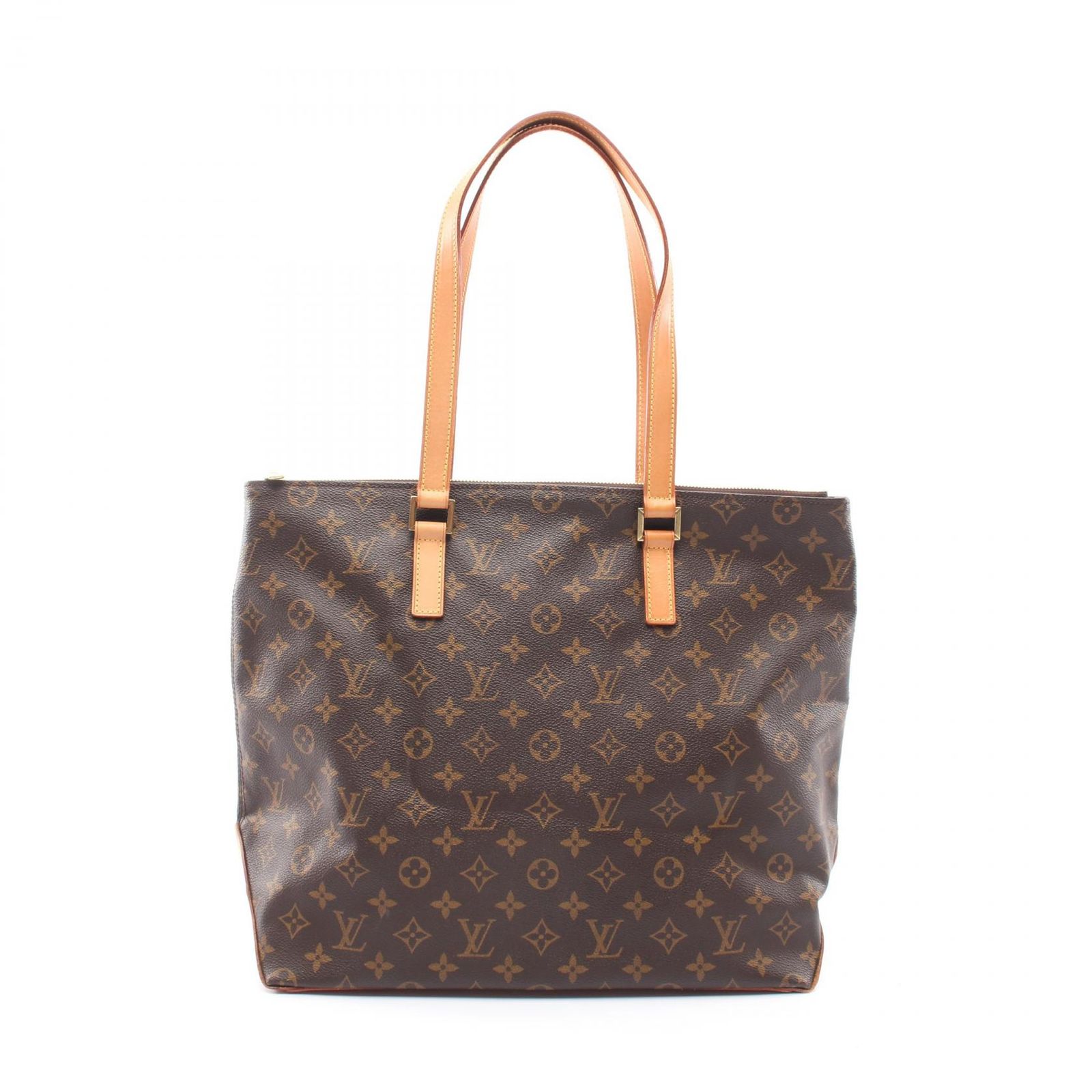 ルイ・ヴィトン LOUIS VUITTON トートバッグ カバメゾ モノグラム M51151 PVCコーティングキャンバス レザー カバ・メゾ レディース Used A