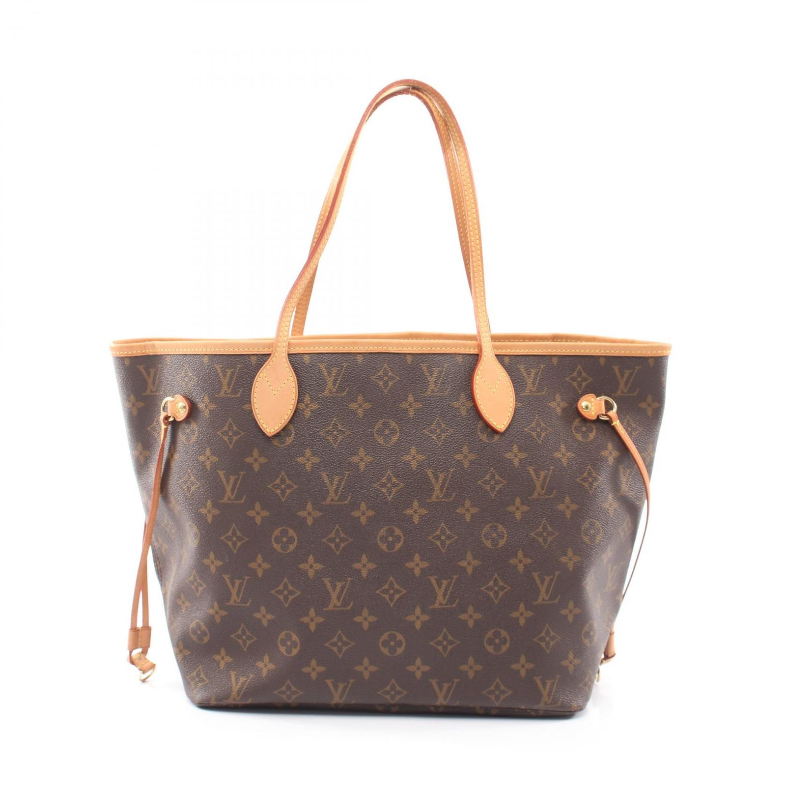 ルイ・ヴィトン LOUIS VUITTON トートバッグ ネヴァーフルMM モノグラム M40156 PVCコーティングキャンバス レザー ネヴァーフルMM レディース Used A
