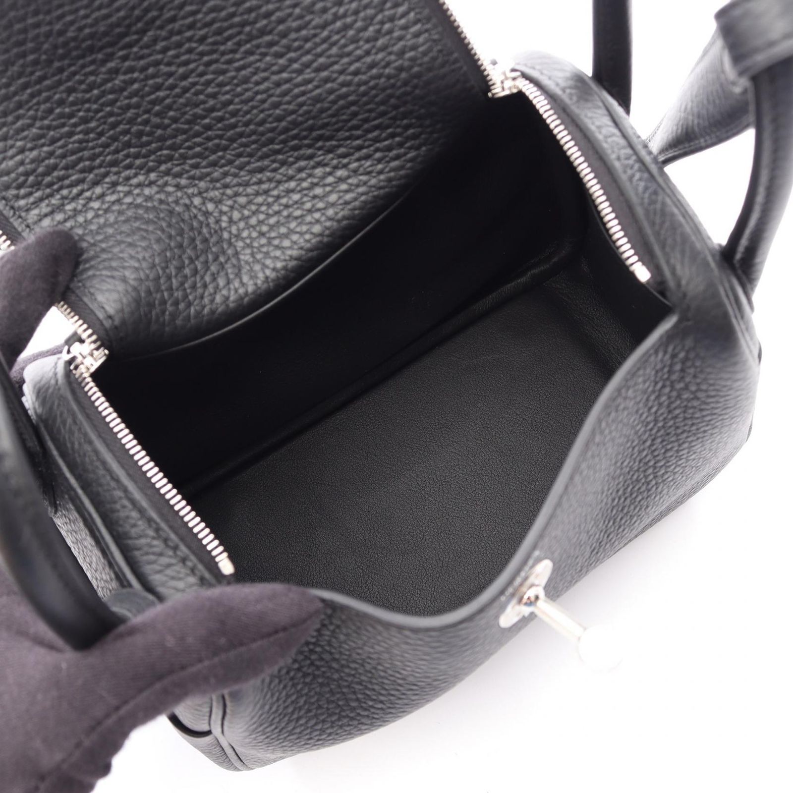 エルメス HERMES ショルダーバッグ リンディ ミニ 2WAY ブラック