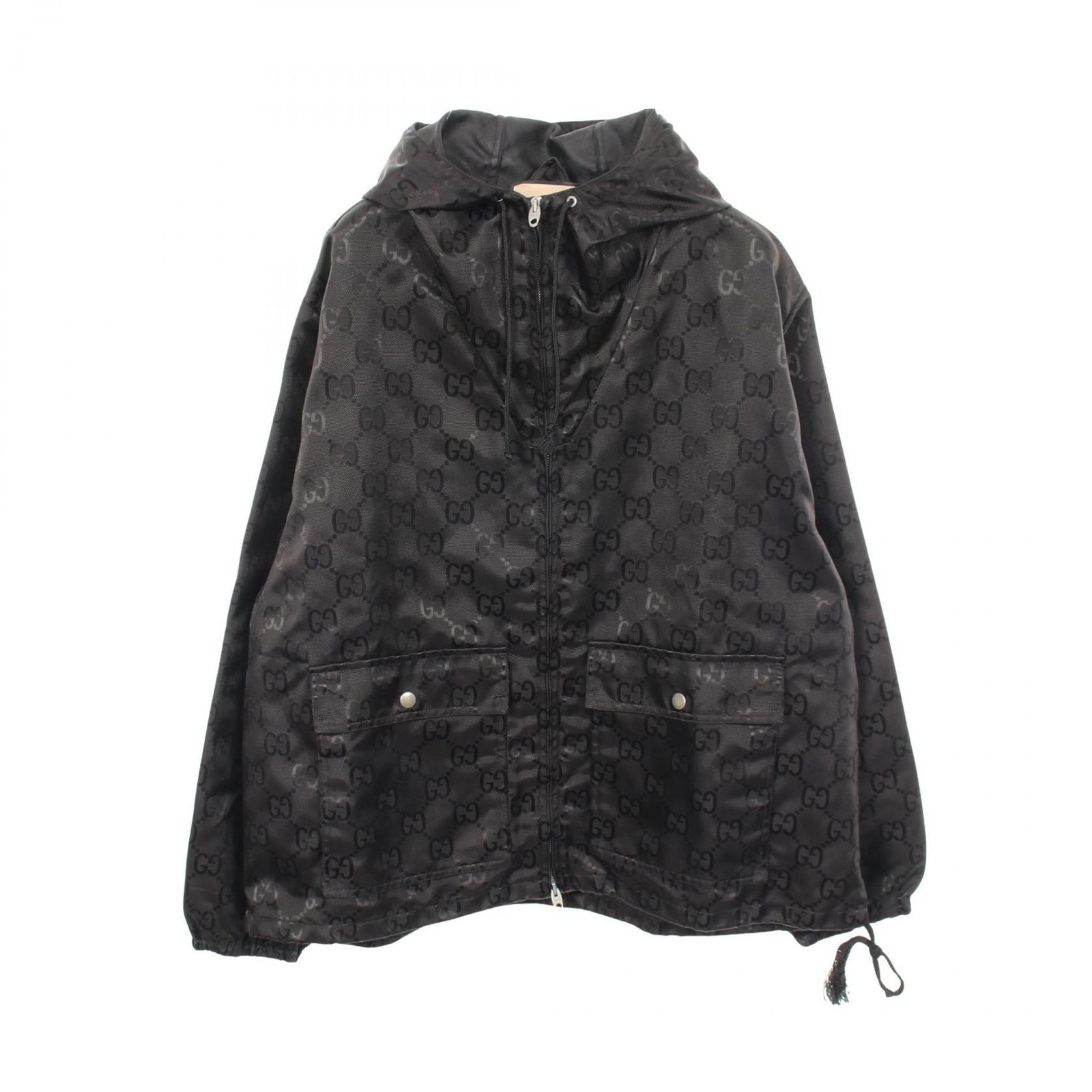 グッチ GUCCI ブルゾン オフザグリッド GG フーデッドジャケット フード付き 631105 ナイロン オフザグリッド フーデッドジャケット メンズ Used A