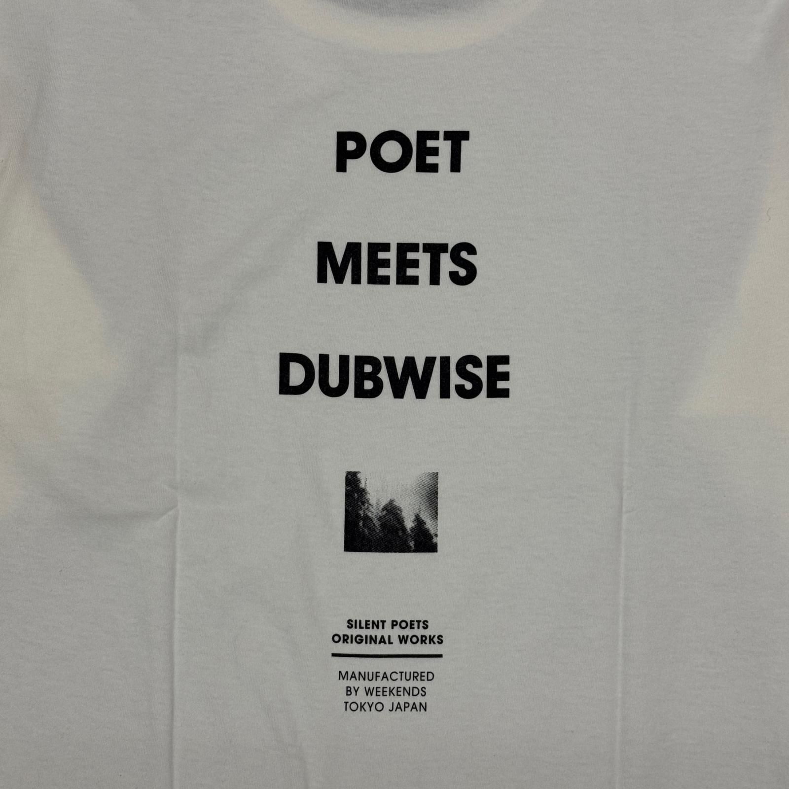 参考上代9900円 未使用 POET MEETS DUBWISE PMD LOGO L/S T-shirt ロゴ 