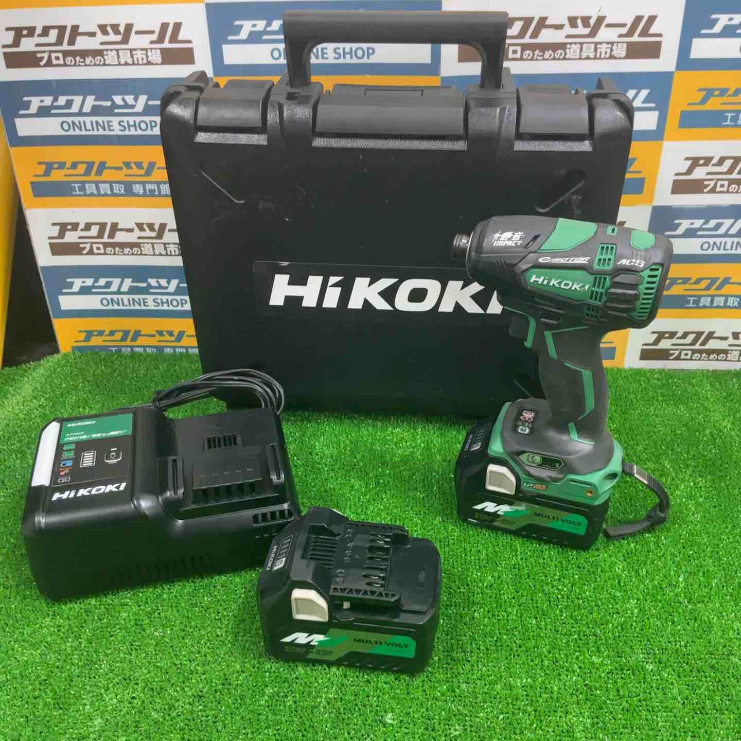 ★ハイコーキ(HIKOKI ※旧:日立工機) コードレスソフトインパクトドライバー WHP18DBL(2LXPK)【草加店】