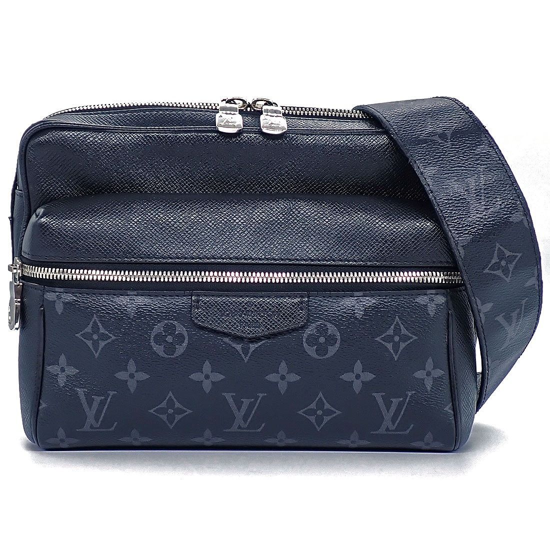 ルイ・ヴィトン LOUIS VUITTON バッグ アウトドア メッセンジャー PM M30233 ノワール タイガラマ モノグラム エクリプス レザー 【中古】