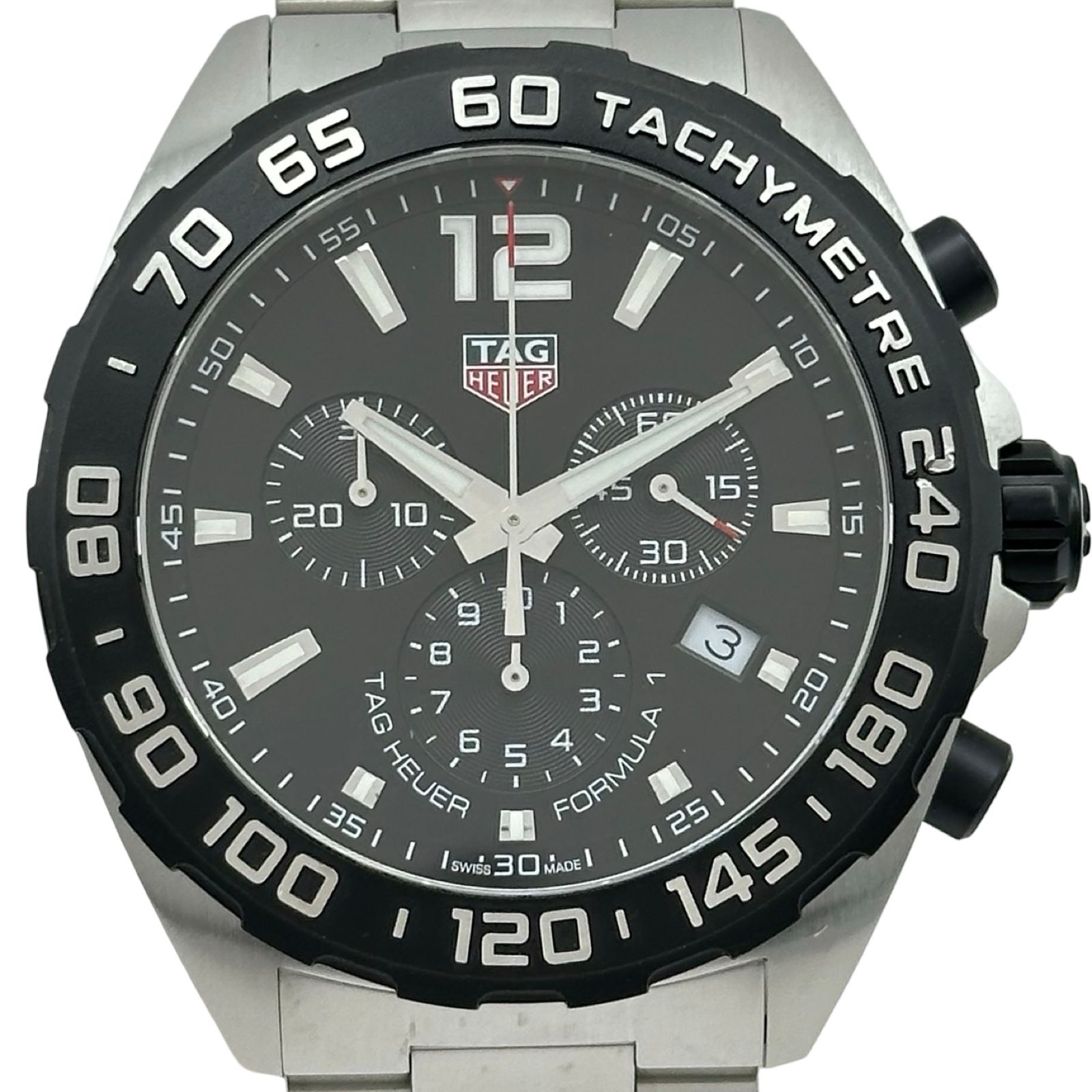 タグ・ホイヤー TAG HEUER フォーミュラ1 クロノグラフ CAZ1010.BA0842 ブラック ステンレススチール クオーツ メンズ 腕時計
