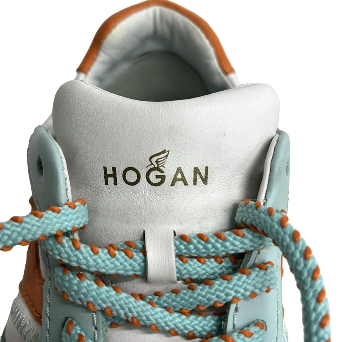 HOGAN(ホーガン) スニーカー 35 1/2 レディース - 白×ライトブルー 