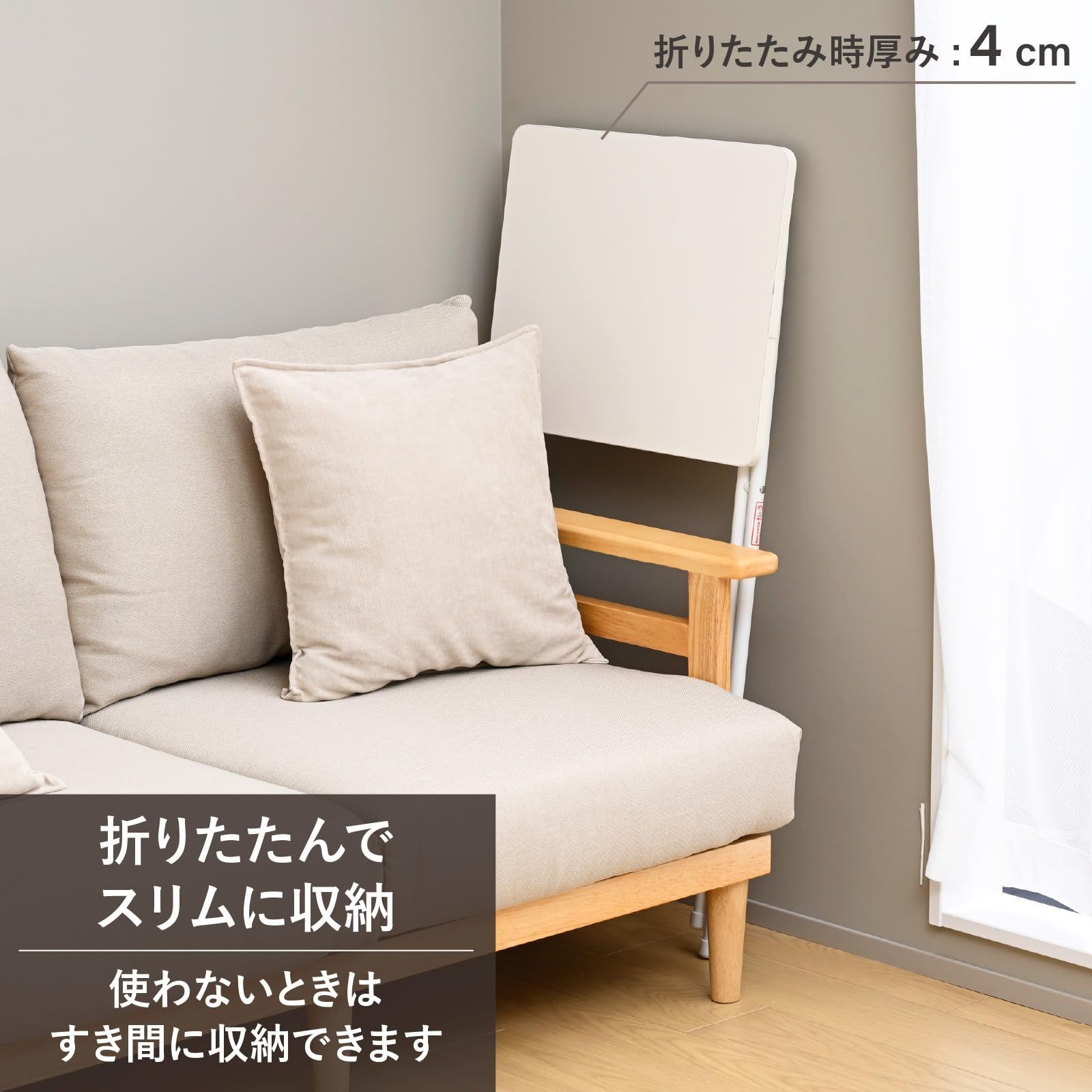 アンティークブラウン/ブラック 完成品 幅50×奥行52×高さ90cm メラミン
