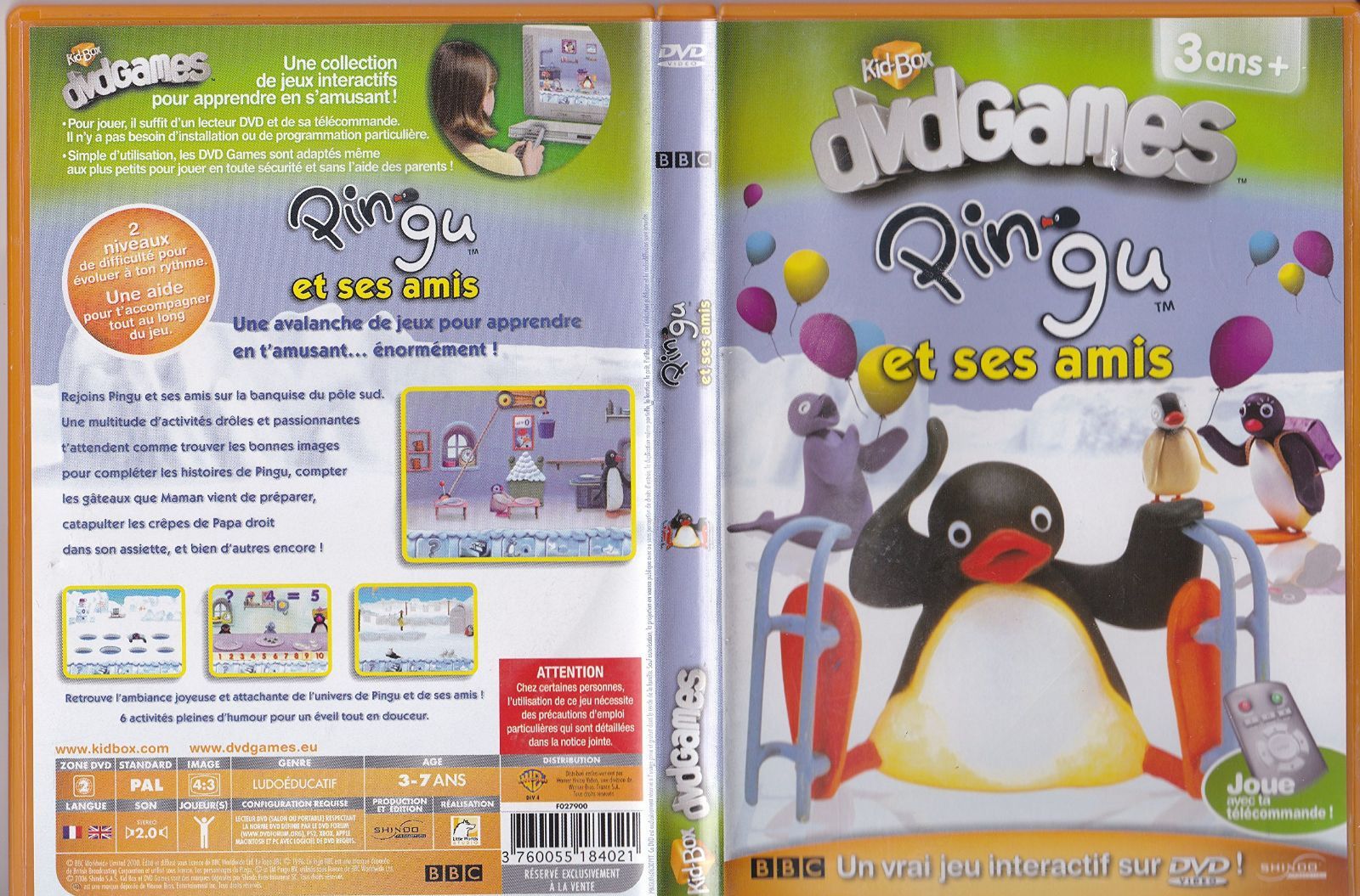 DVDgames - Pingu et ses amis [DVD int?ractif]