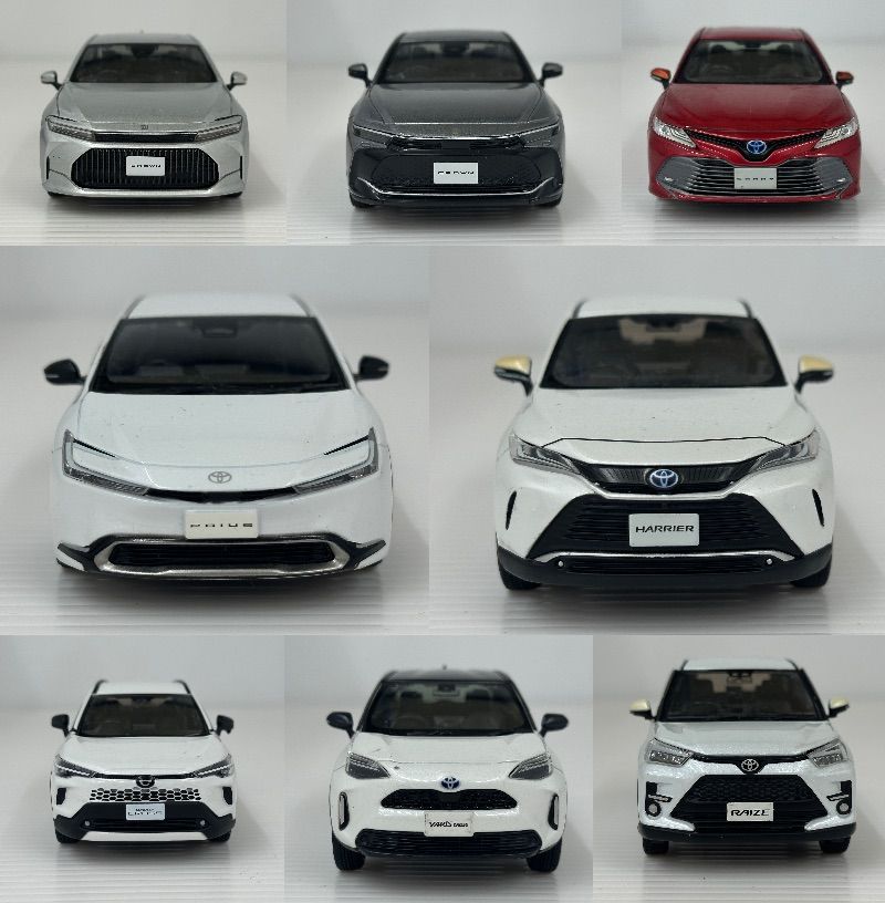 中古品】TOYOTA トヨタ カラーサンプルミニカー 8台まとめ クラウン