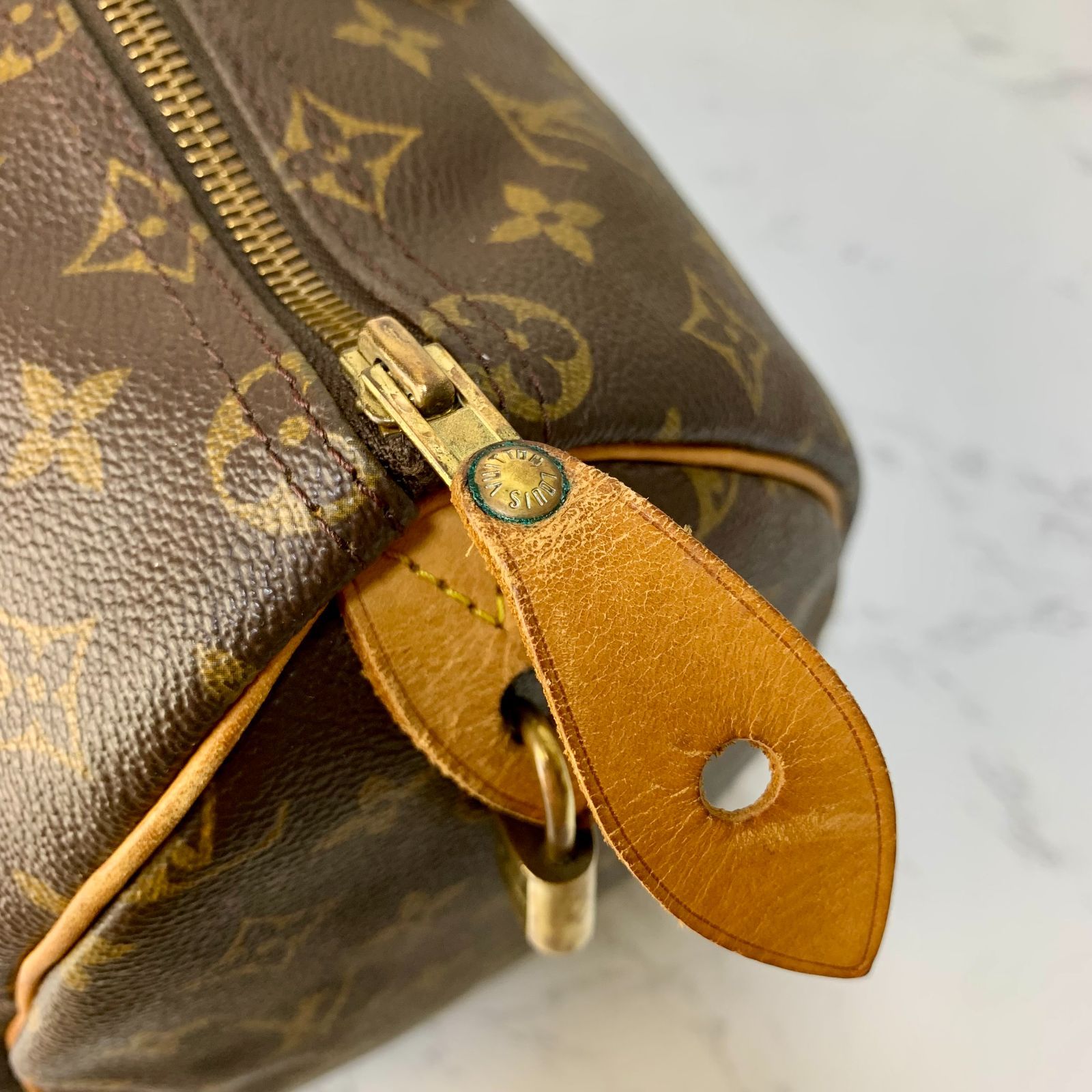LOUIS VUITTON スピーディ 35 モノグラム ハンドバッグ ミニボストン