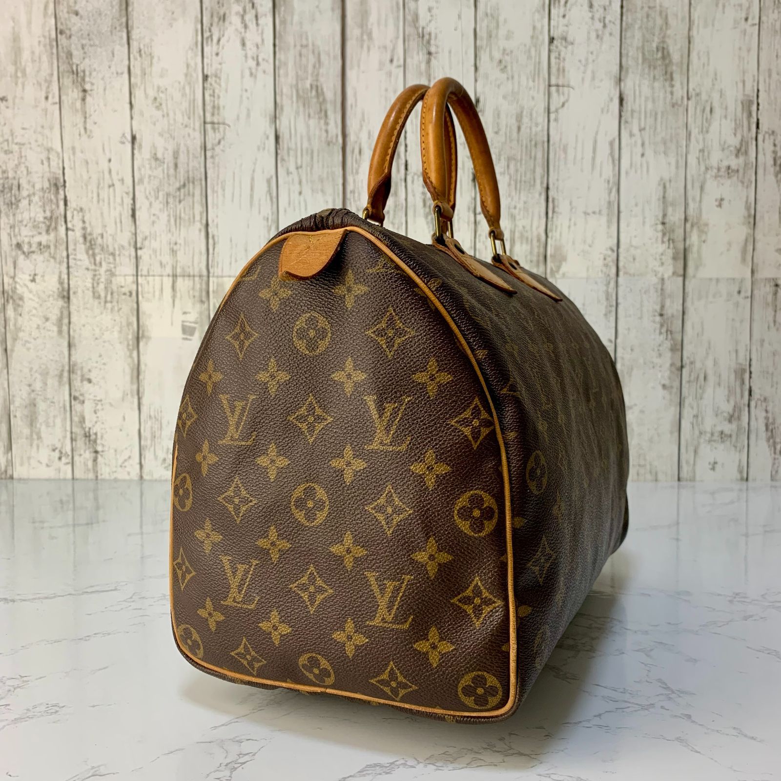 LOUIS VUITTON スピーディ 35 モノグラム ハンドバッグ ミニボストン 