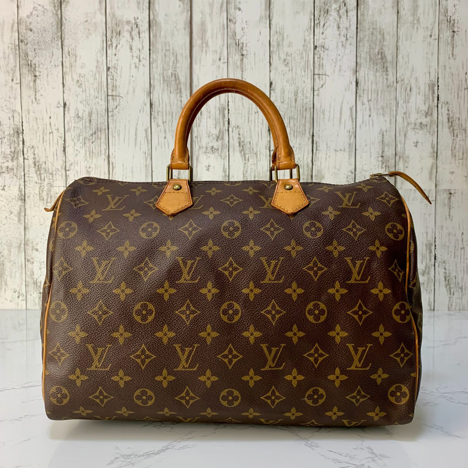 LOUIS VUITTON スピーディ 35 モノグラム ハンドバッグ ミニボストン