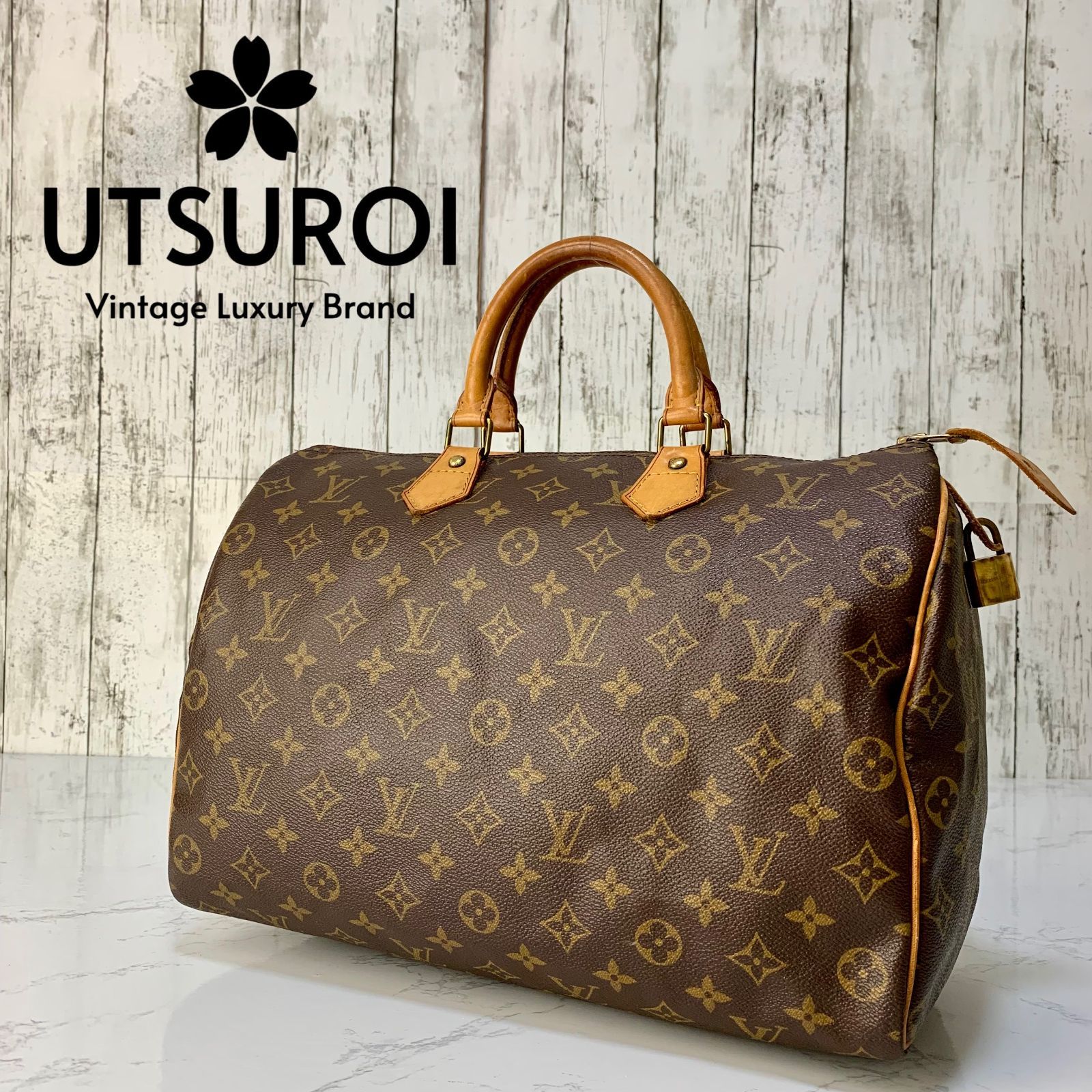 LOUIS VUITTON スピーディ 35 モノグラム ボストンバッグ LOUIS VUITTON スピーディ 35 モノグラム ハンドバッグ ミニボストン
