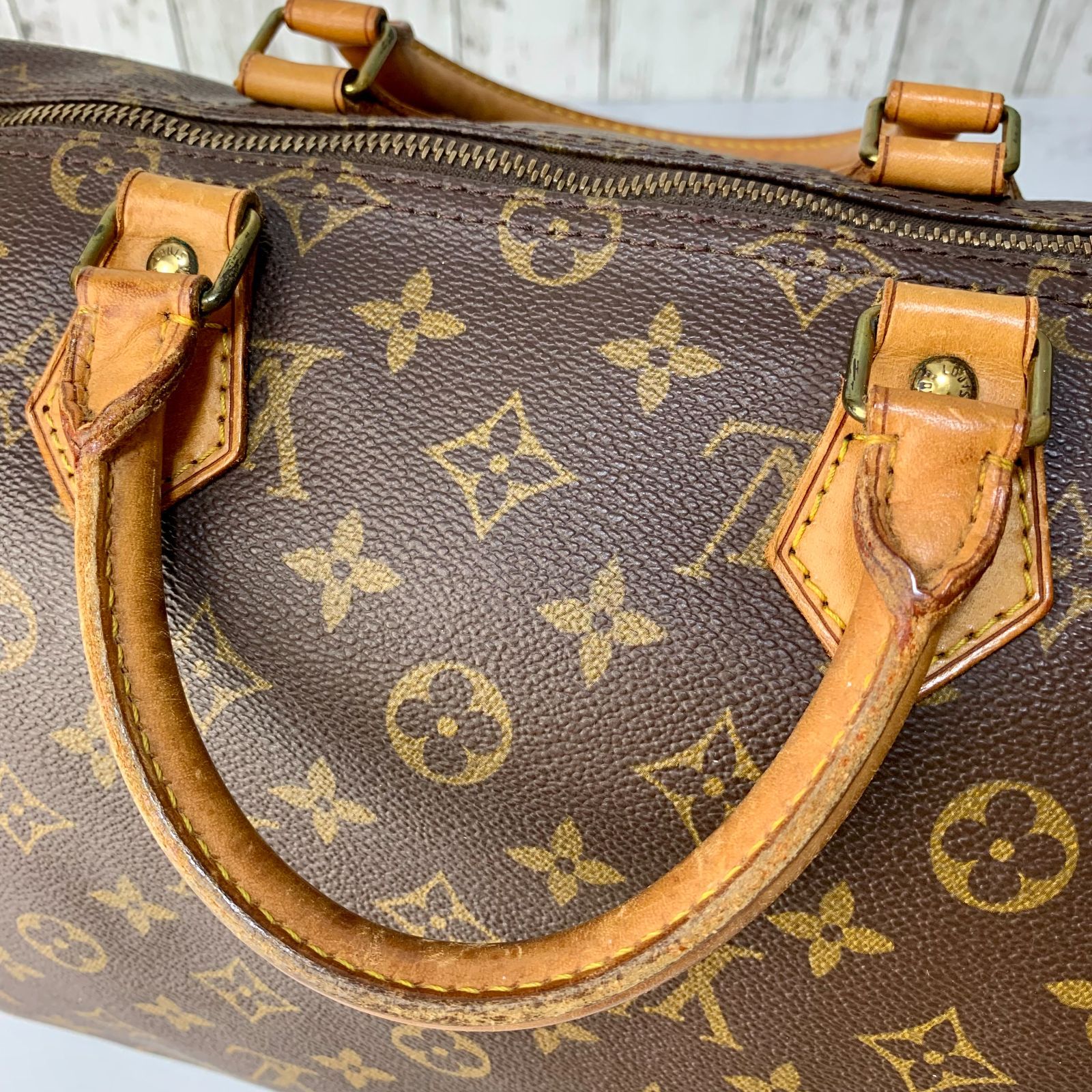 LOUIS VUITTON スピーディ 35 モノグラム ハンドバッグ ミニボストン