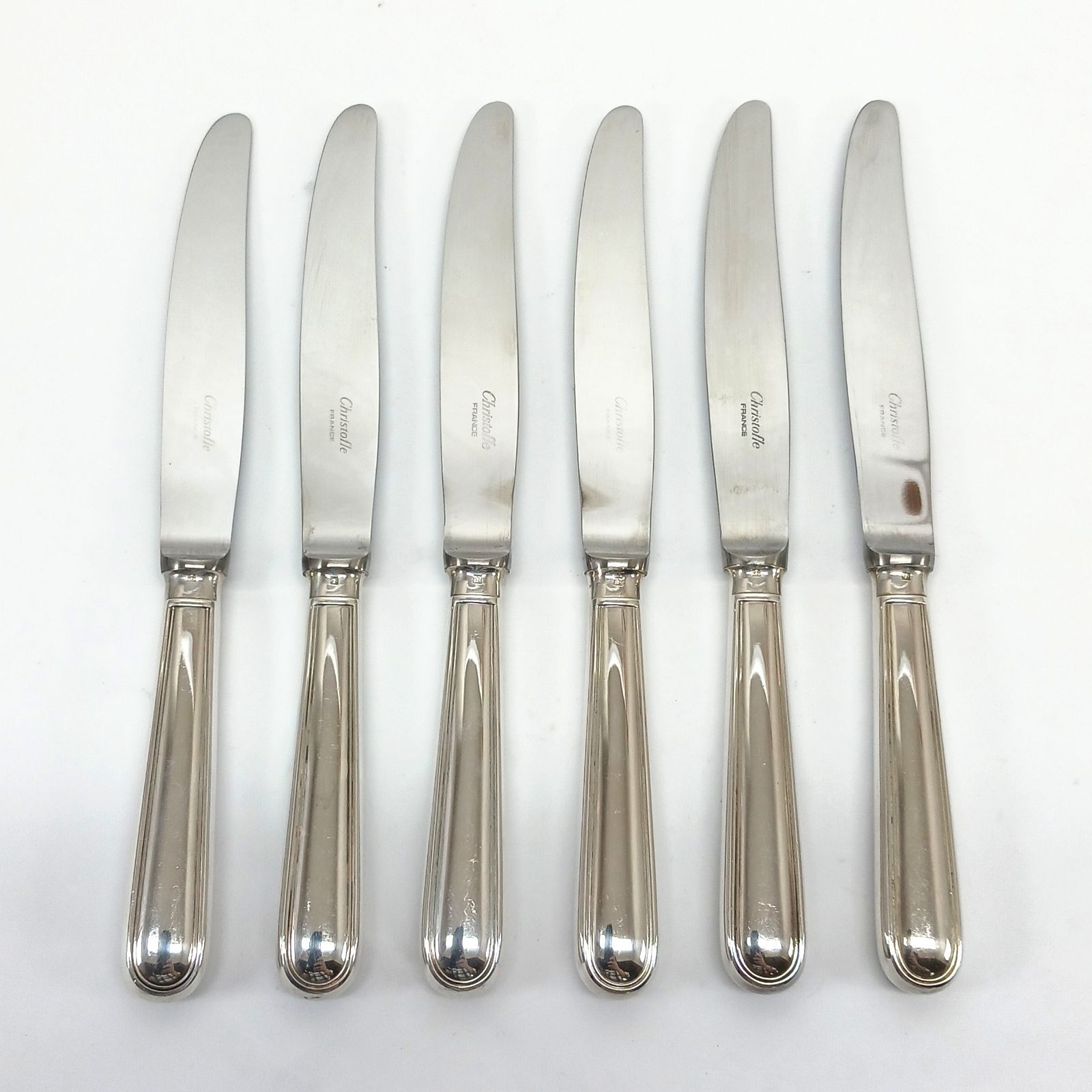 Christofle クリストフル アルビ テーブルナイフ 6点セット シルバーコーティング カトラリー 10,500円