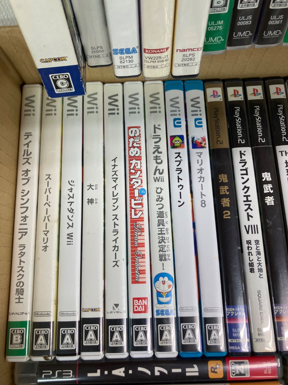 ☆ジャンク ゲームソフト 種類色々 まとめ売り！！ PS・PS2・DS・wii