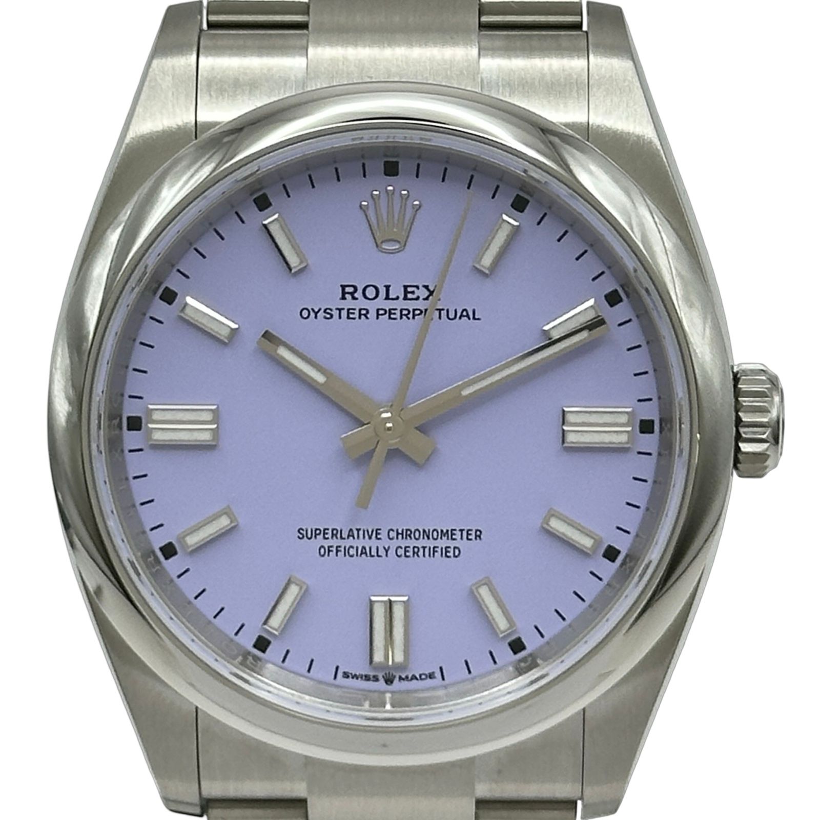 ロレックス ROLEX オイスターパーペチュアル36 126000 ラベンダー ステンレススチール 自動巻き メンズ 腕時計