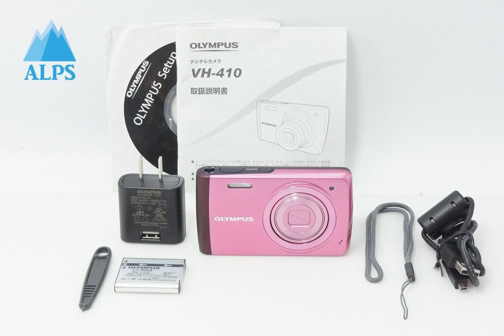 カメラ 未使用級 オリンパス STYLUS VH-410 コバルトブルー デジカメ