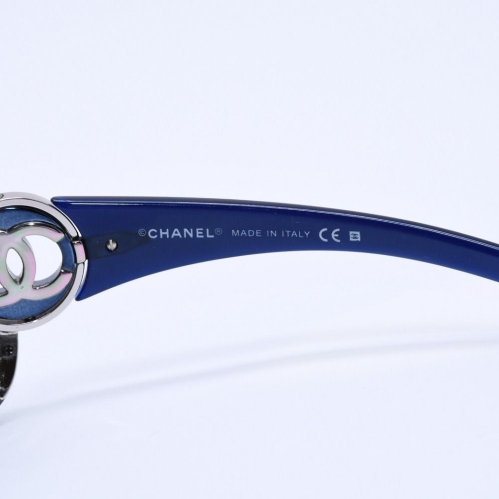CHANEL シャネル ココマーク サングラス アイウェア ブルーレンズ 極美品 CHANEL シャネル サングラス アイウェア ココマーク シームレス