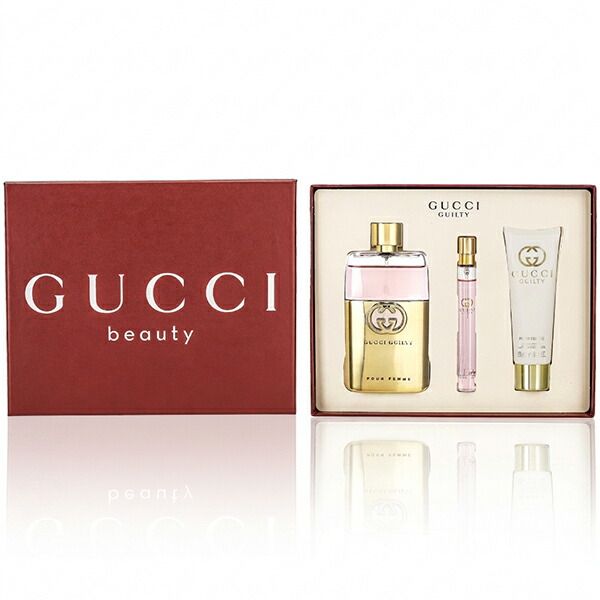 グッチ ギルティ プールファム コフレセット EDP90ml＋EDP10ml+ボディローション50ml[7108] 佐川急便