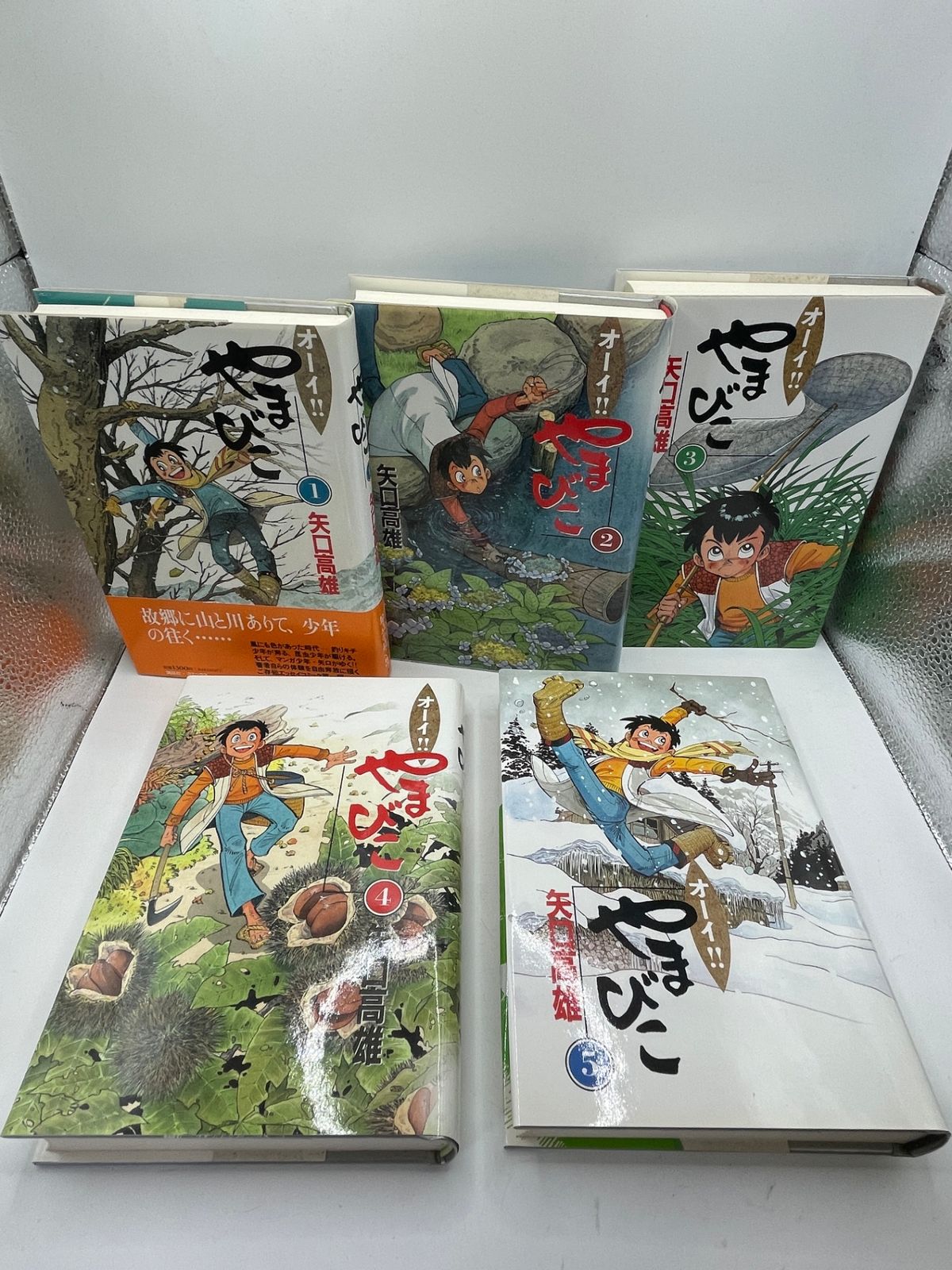 全巻セット】 オーイ!!やまびこ 全1～5巻 矢口高雄 講談社コミックス