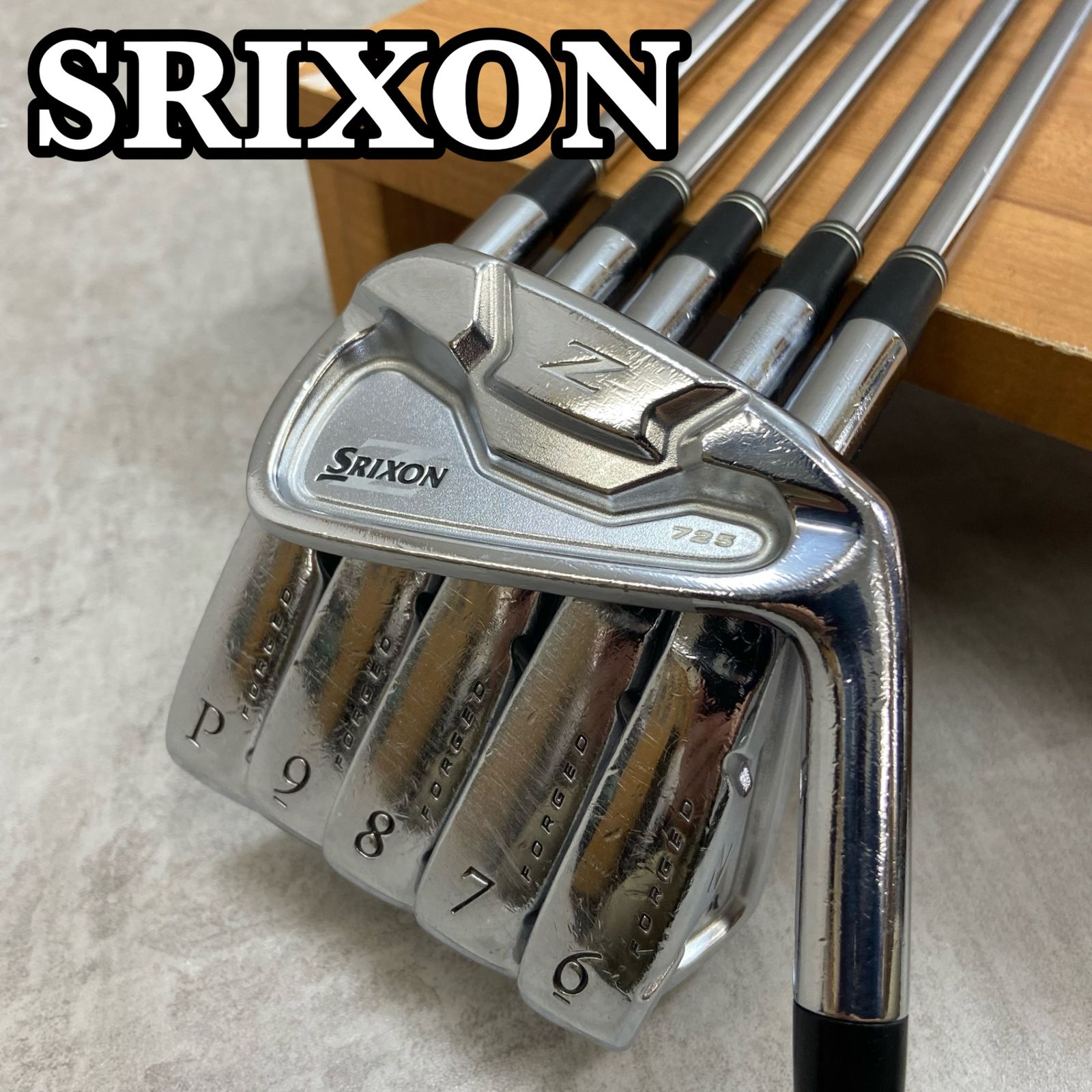 SRIXON スリクソン Z725 メンズゴルフ アイアンセット 6本 右利き用 スチール S200　ダイナミックゴールド