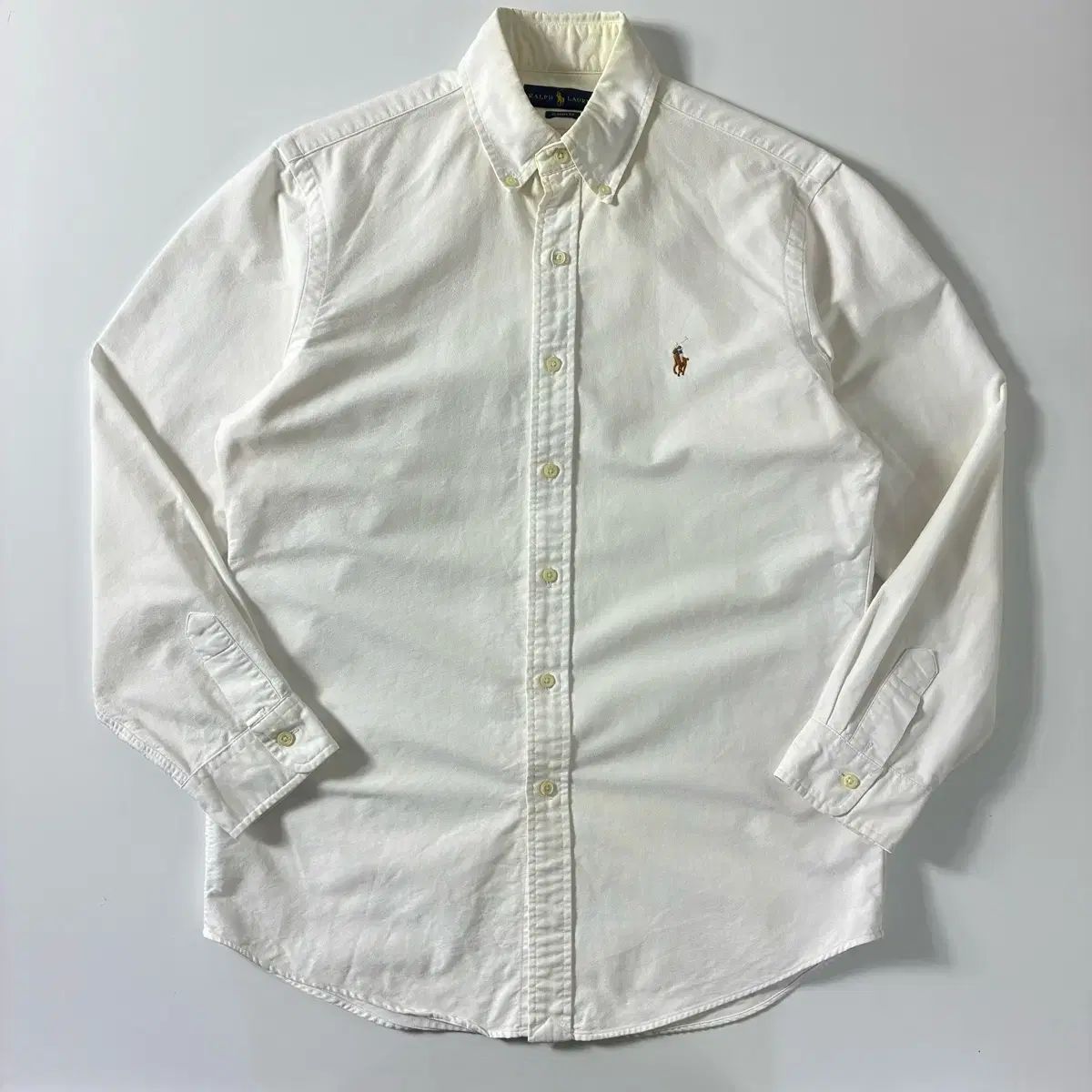 Polo ポロ ラルフローレン 刺繍 コットン 白 シャツ