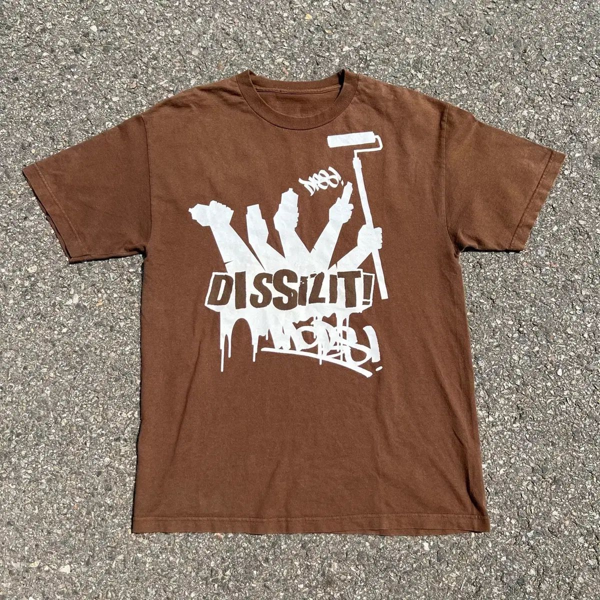 Disszit ペイント Tシャツ