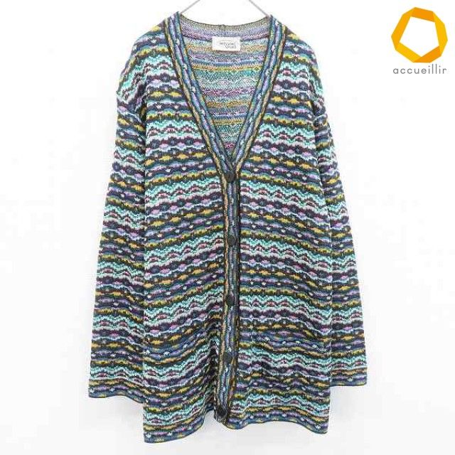 ミッソーニスポーツ MISSONI SPORT ヴィンテージ カーディガン トップス ロング 総柄 レディース [x1011372]
