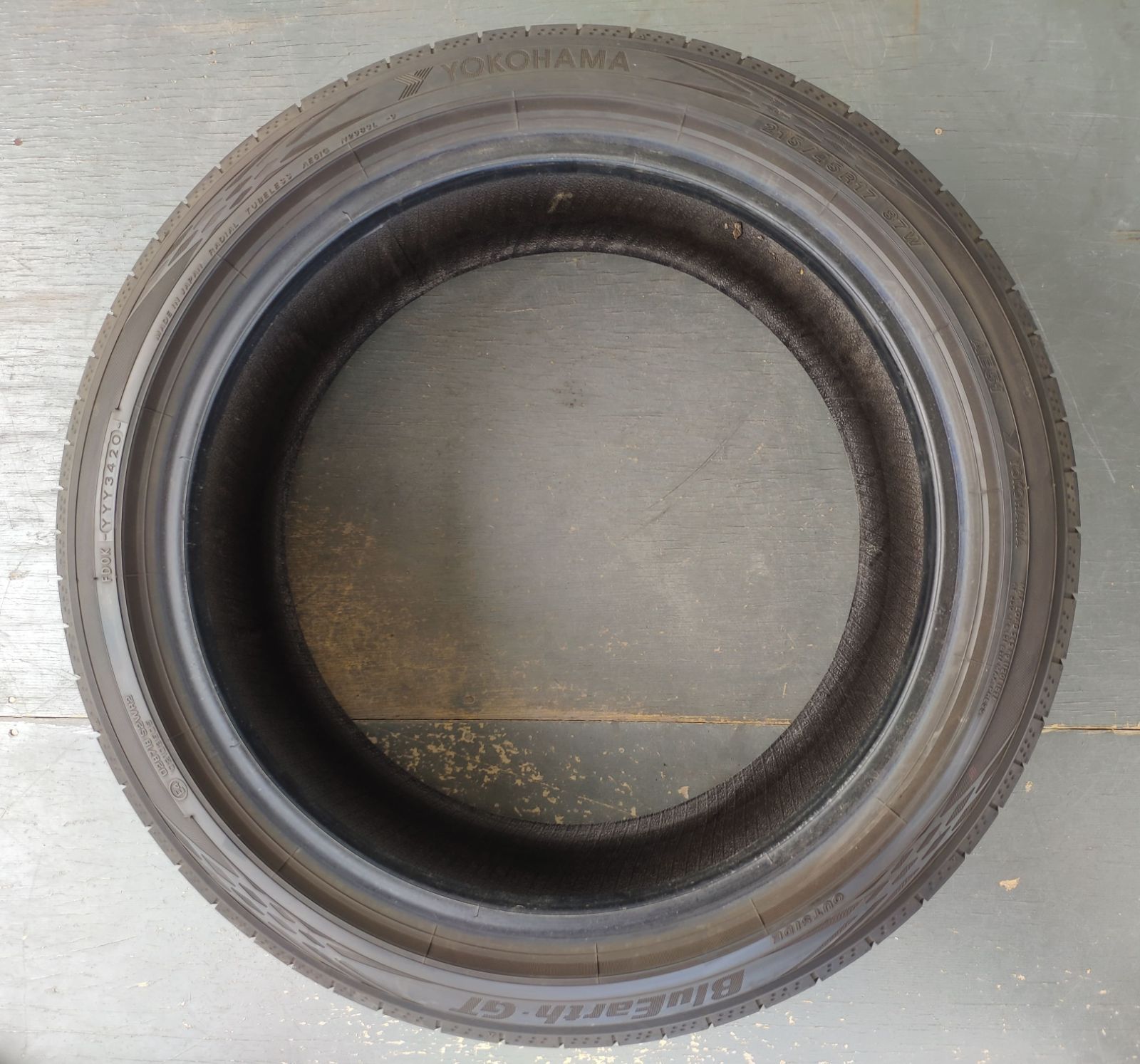 YOKOHAMA BluEarth-GT 215/45R17 87W 1本 2020年製 夏用タイヤ