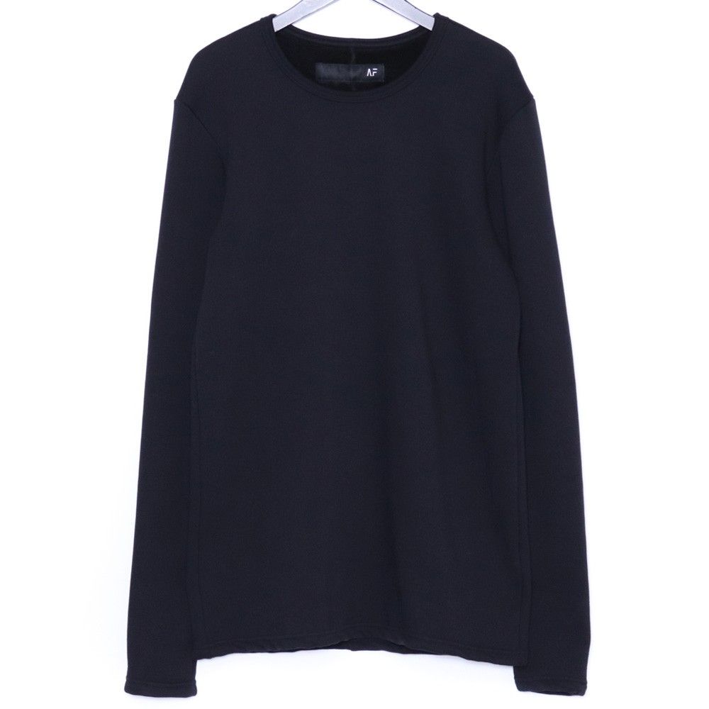 A.F ARTEFACT BOMBER HEAT SOLID LS TOPS サイズ2 ブラック ag-12110-2
