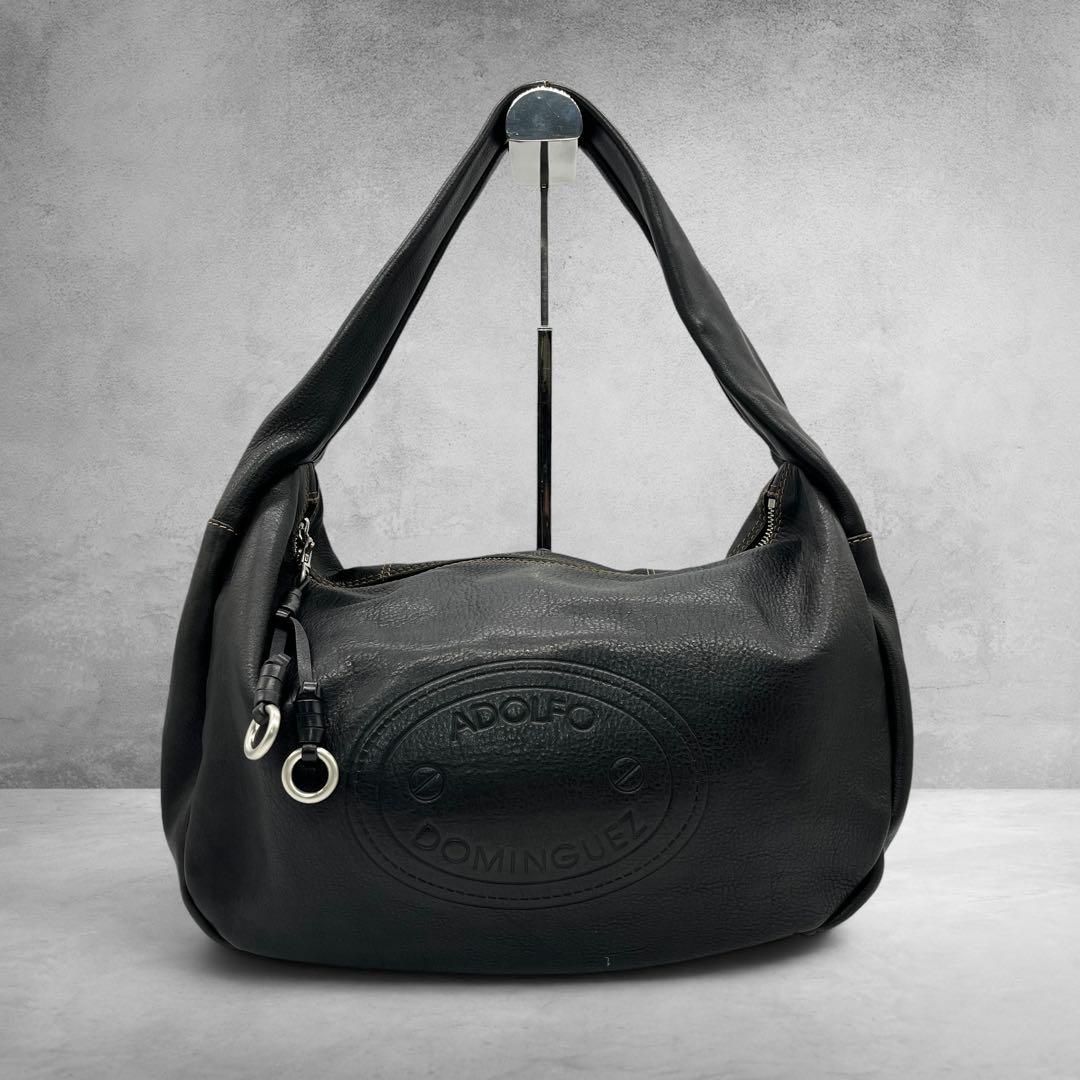 ADOLFO DOMINGUEZ Leather Hobo Bag 2975