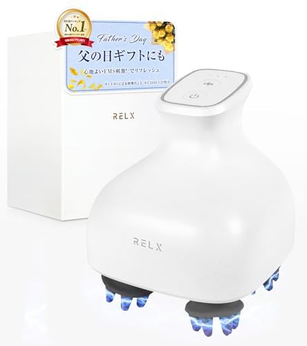 RELX 【AbemaTVで紹介】 EMS ヘッドスパ IPX7防水【日本企業企画】美容家電 頭皮ブラシ 頭皮ケア ギフト プレゼント スカルプケア (マットホワイト)pms 9d3e62d3