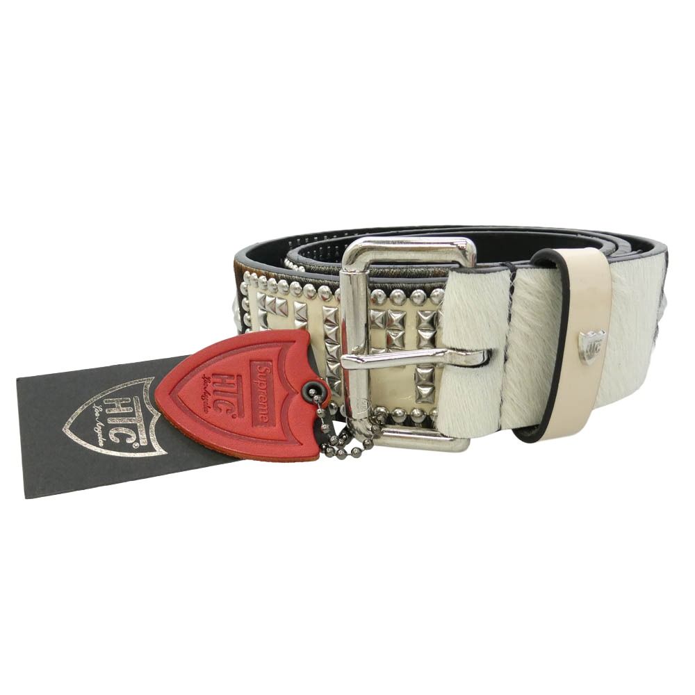 Supreme Studded Logo Belt 18ss レザー　ベルト Supreme（シュプリーム） 18SS Studded LOGO Belt スタッズロゴ レザー