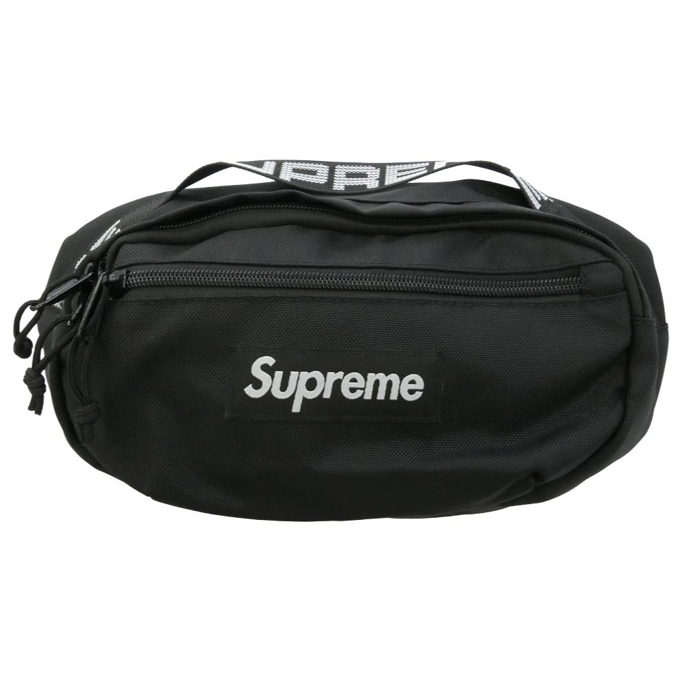 Supreme シュプリーム 18SS Waist Bag ウエストバッグ ブラック系【美品】【中古】