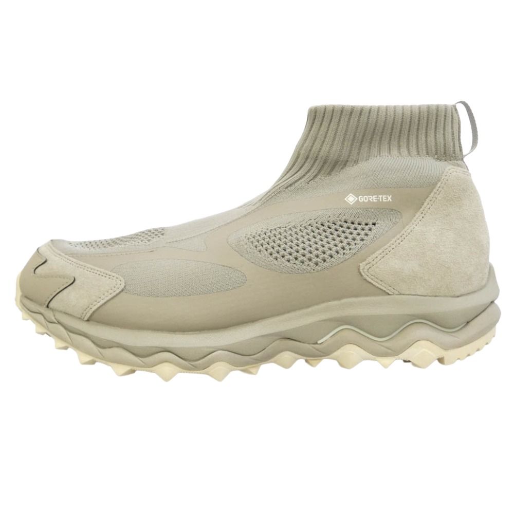 Mizuno ミズノ WAVE MUJIN TL MID GTX nonnative VINTAGE KHAKI ゴアテックス ノンネイティブ スニーカー グレー系 28cm【極上美品】【中古】