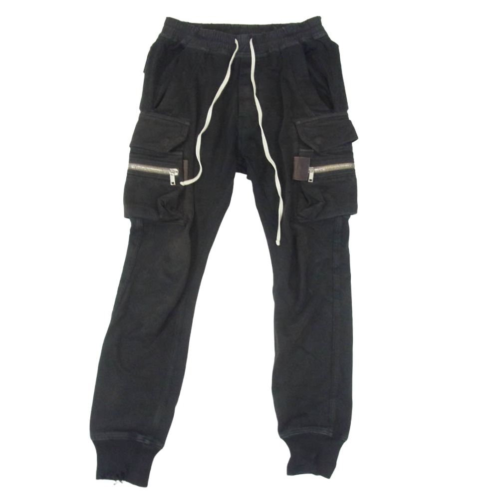 Rick Owens リックオウエンス 22AW RU02B2396-BA MASTODON CARGO マストドン カーゴ パンツ ブラック系 46【中古】