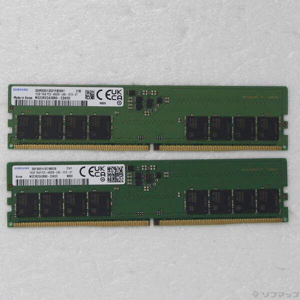 ソフマップ 〔中古品〕 DDR5 U-DIMM 32GB KIT 32GB 16GB×2枚組【297】