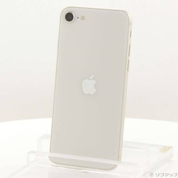 ソフマップ 〔中古品〕 iPhone SE 第3世代 64GB スターライト MMYD3J／A SIMフリー【377】