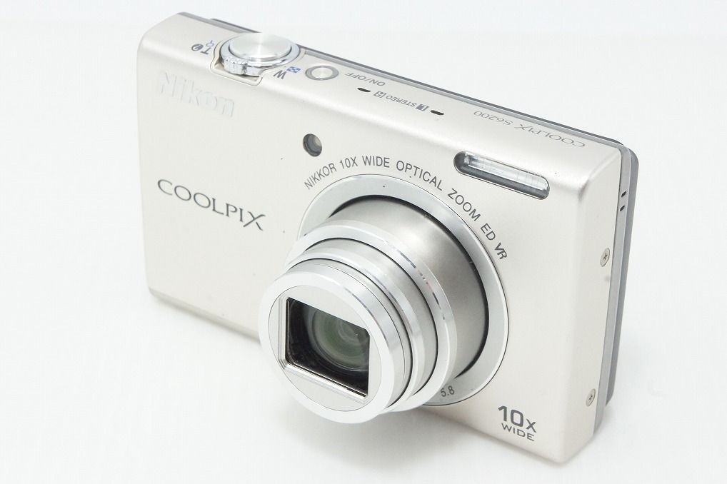 良品 Nikon ニコン COOLPIX S6200 コンパクトデジタルカメラ プラチナ