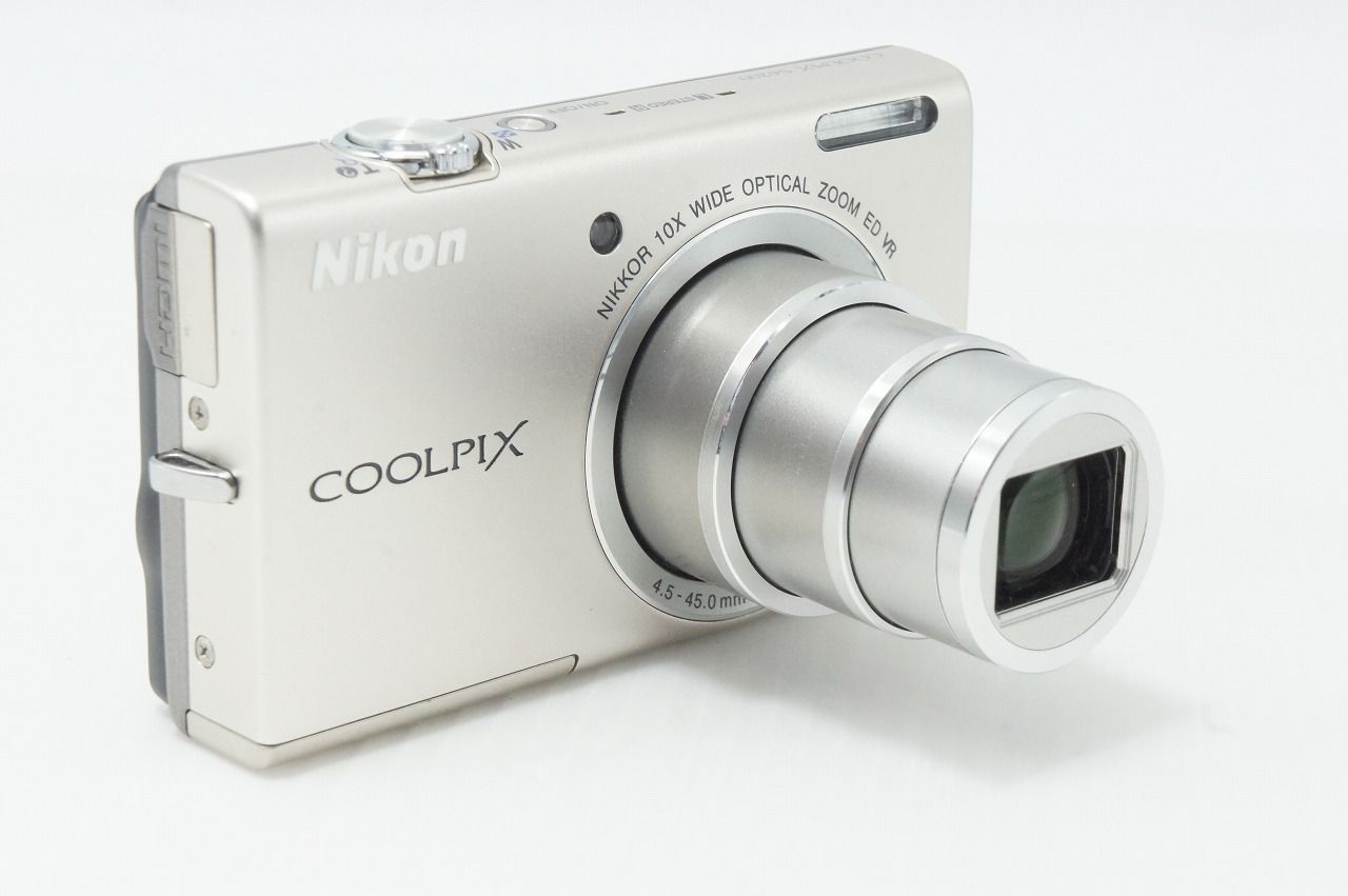 良品 Nikon ニコン COOLPIX S6200 コンパクトデジタルカメラ プラチナ
