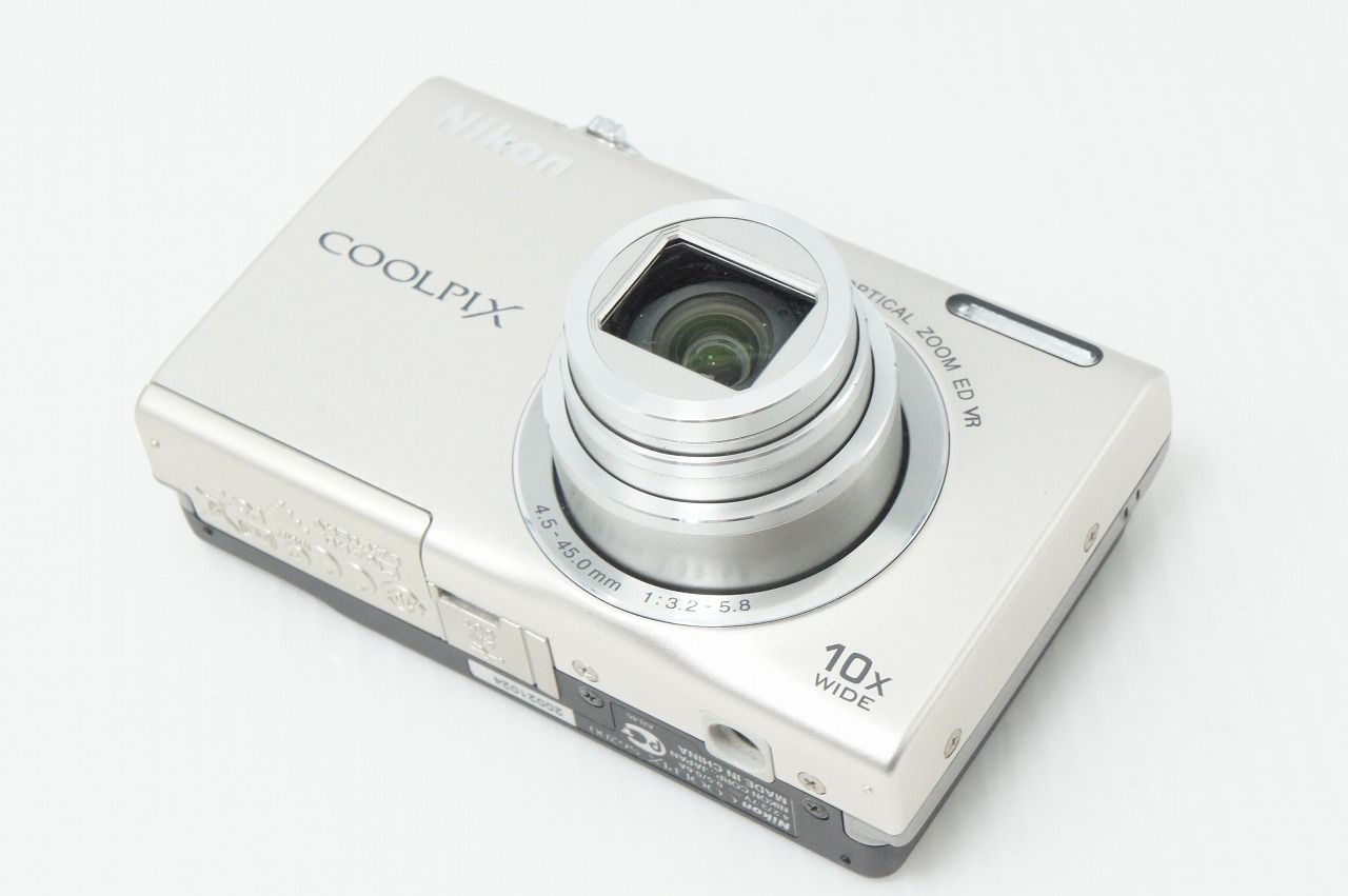良品 Nikon ニコン COOLPIX S6200 コンパクトデジタルカメラ プラチナ