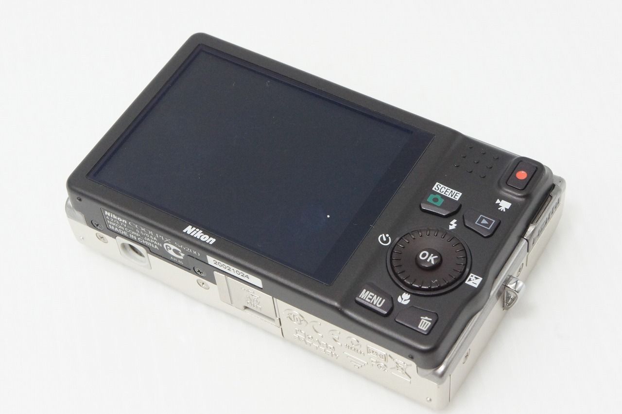 良品 Nikon ニコン COOLPIX S6200 コンパクトデジタルカメラ プラチナ