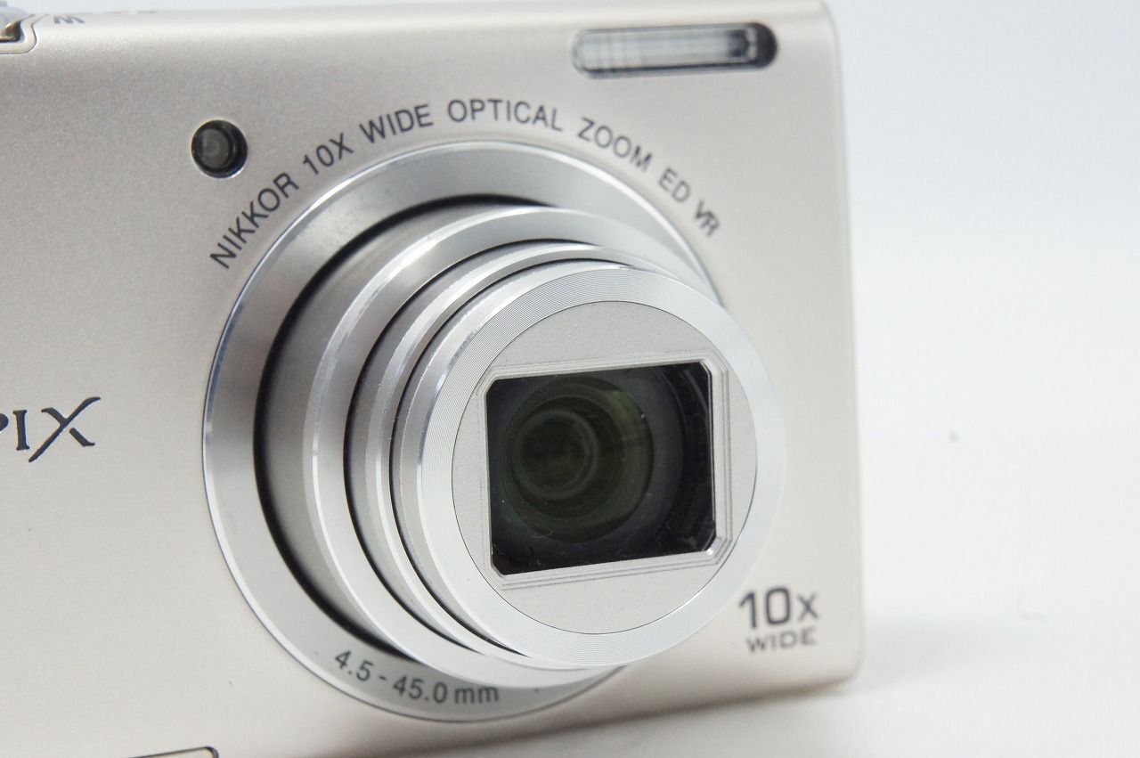 Nikon COOLPIX S6200 プラチナシルバーデジタルカメラ 良品 Nikon ニコン COOLPIX S6200 コンパクトデジタルカメラ プラチナ