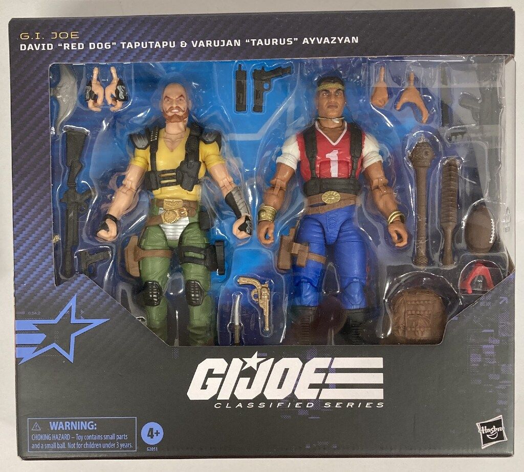 HASBRO 193 / CLASSIFIED DAVID RED DOG TAPUTAPU＆VARUJAN TAURUS AYVAZYAN 7インチ