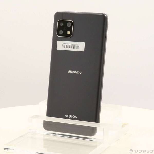 ソフマップ 〔中古品〕 AQUOS sense4 64GB ブラック SH-41A docomoロック解除SIMフリー【295】