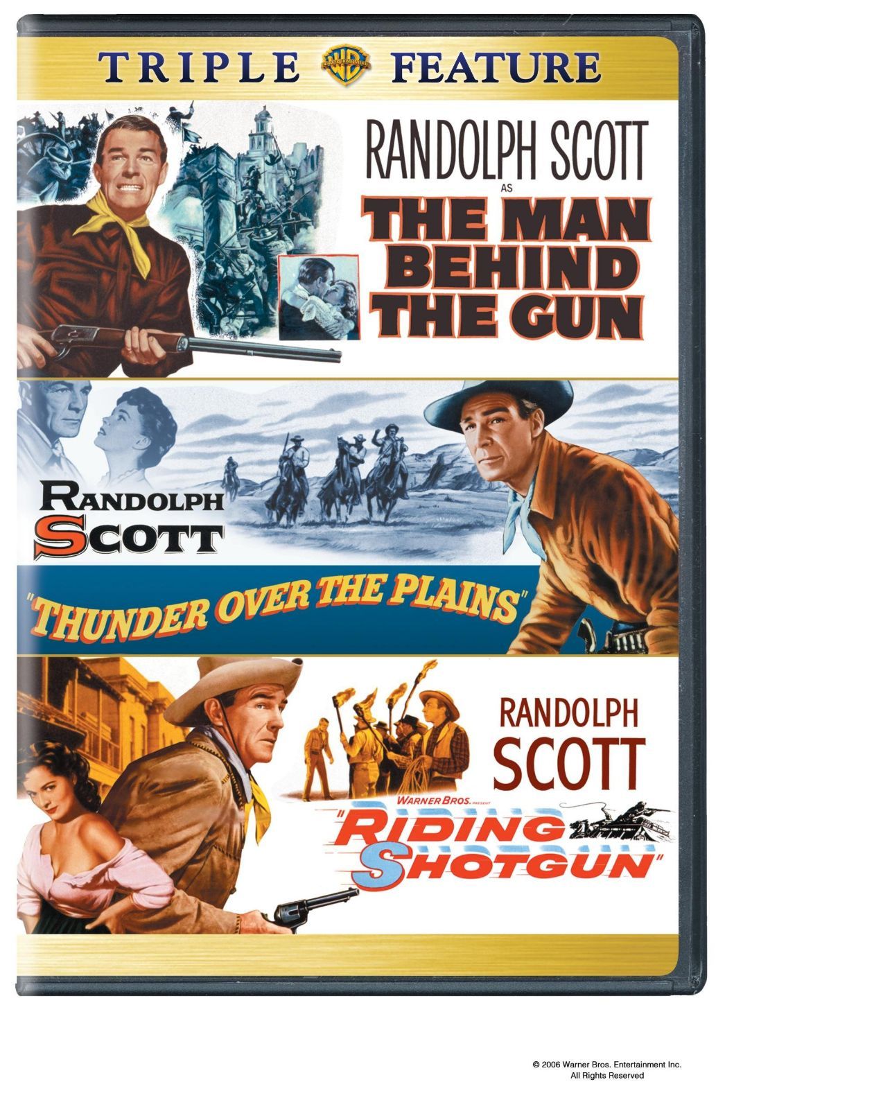 Man Behind the Gun & Thunder Over & Riding Shotgun [DVD] [Import]